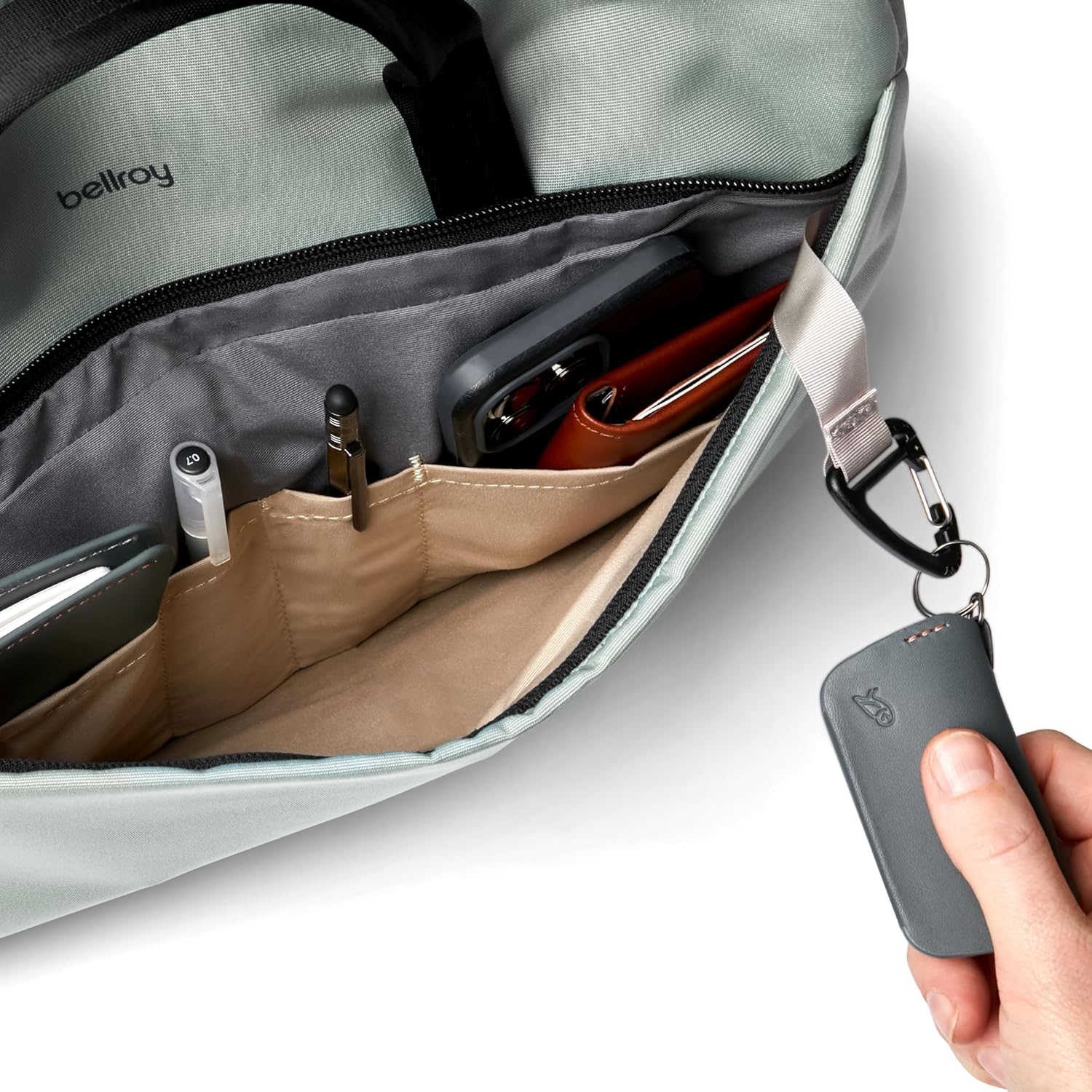 Bellroy via Work Bag (14L Laptop Messenger Bag) - Eucalyptus image number 6