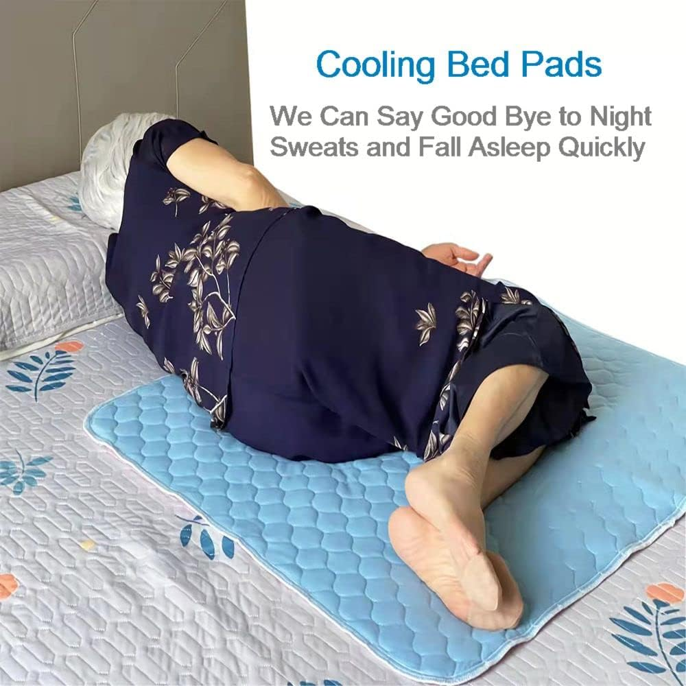 2PCS Reusable Underpads Large 86.4 X 91.4, Upgrade Cooling Waterproof Bed Pads with Heavy Absorbent, Washable for Incontinent, Potty Training, for Adult, Kids, Dogs image number 5