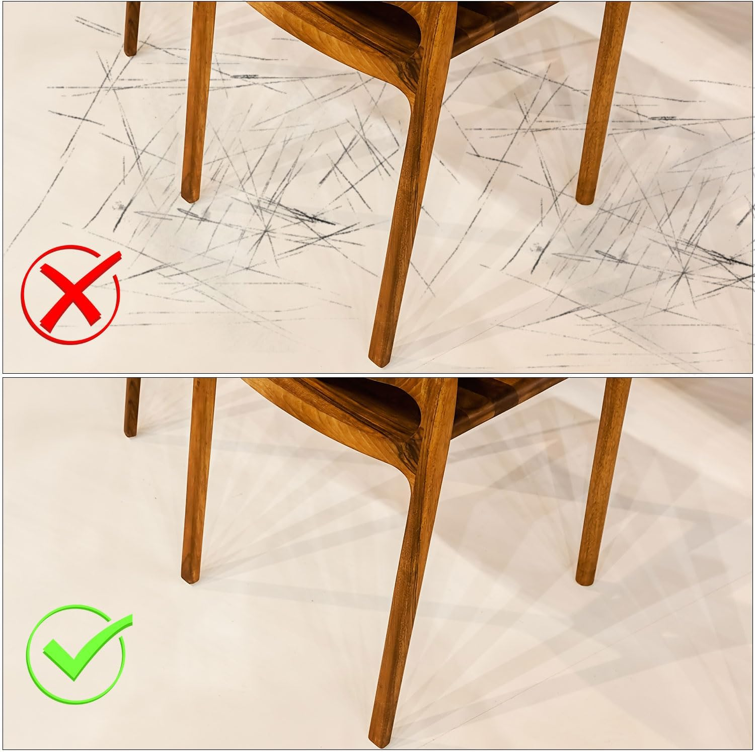 48Pcs Felt Cabinet Door Bumpers, 1/2In Brown Felt Furniture Pads round Quite Cabinet Pads Bumpers Self Adhesive Felt Pads for Bed Table Chair Sofa Washing Machine Cabinet image number 2