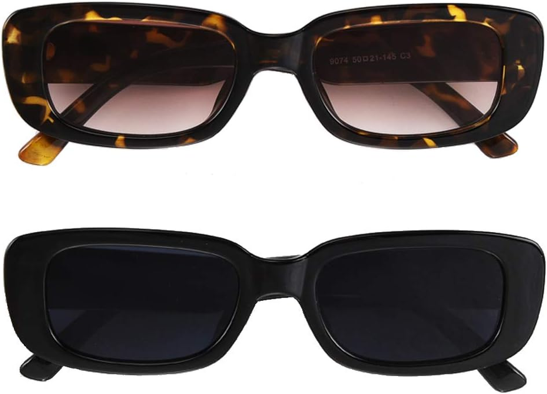 Long Keeper Rectangle Sunglasses for Women Retro 90&rsquo;S Vintage Sunglasses Fashion Narrow Square Frame Driving Sun Glasses UV400 Protection image number 5