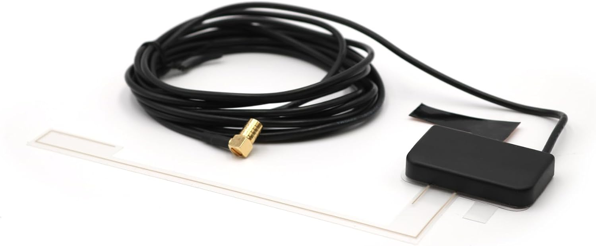 Blaupunkt Active DAB/DAB+ Windscreen Adhesive Antenna with Integrated 15 Db Amplifier, 12 V, SMB Plug, 3 M Cable, Mounting on Windscreen image number 1