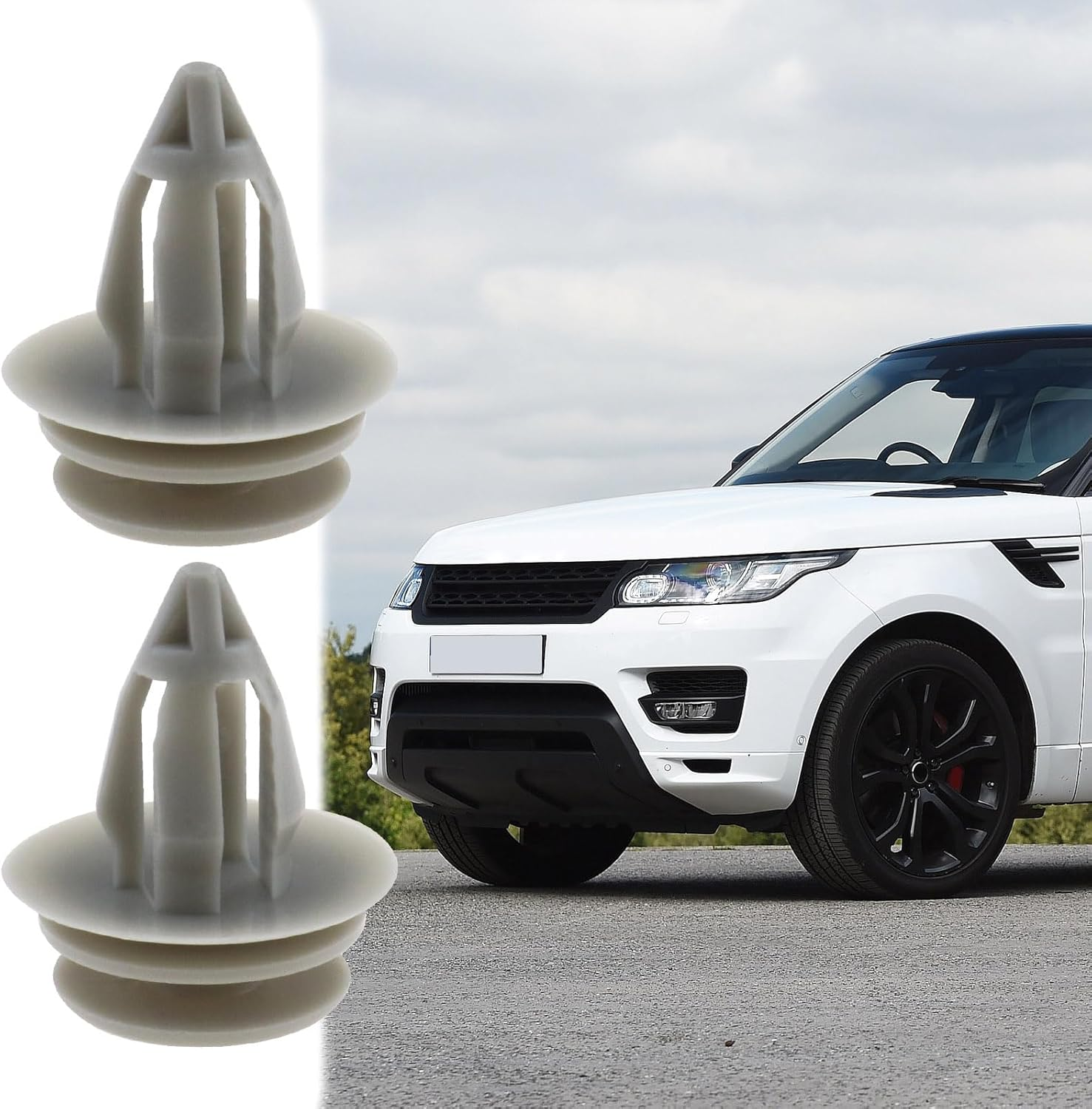 30PCS Car Door Panel Trim Clips Compatible with Defender 90 110 EKM100100L 51437001491 Plastic Interior Door Card Panel Retainer Clips Fastener Retainer image number 5