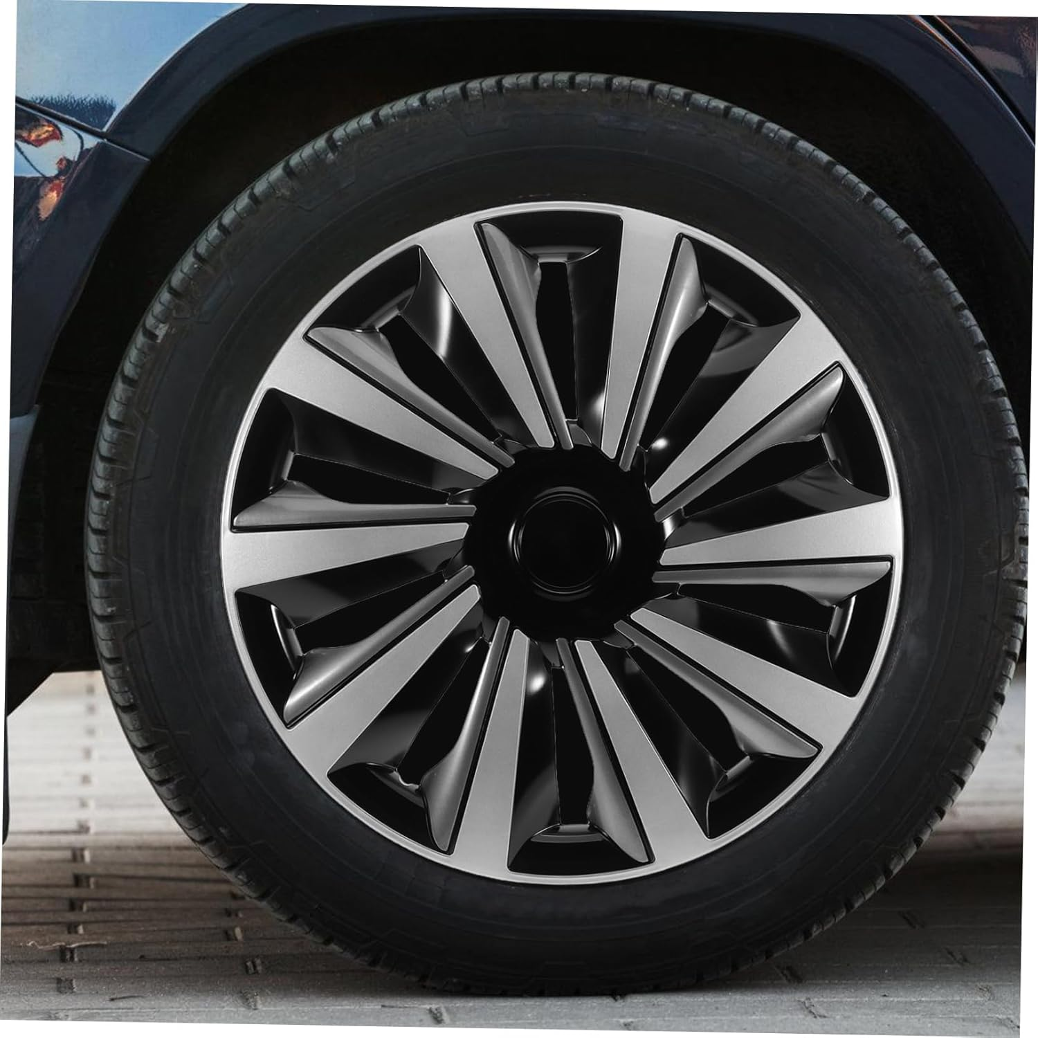 DONFAMDS Wheel Hub Caps Car Wheel Centre Caps Tire Center Hub Covers Sturdy Rim Protector image number 5