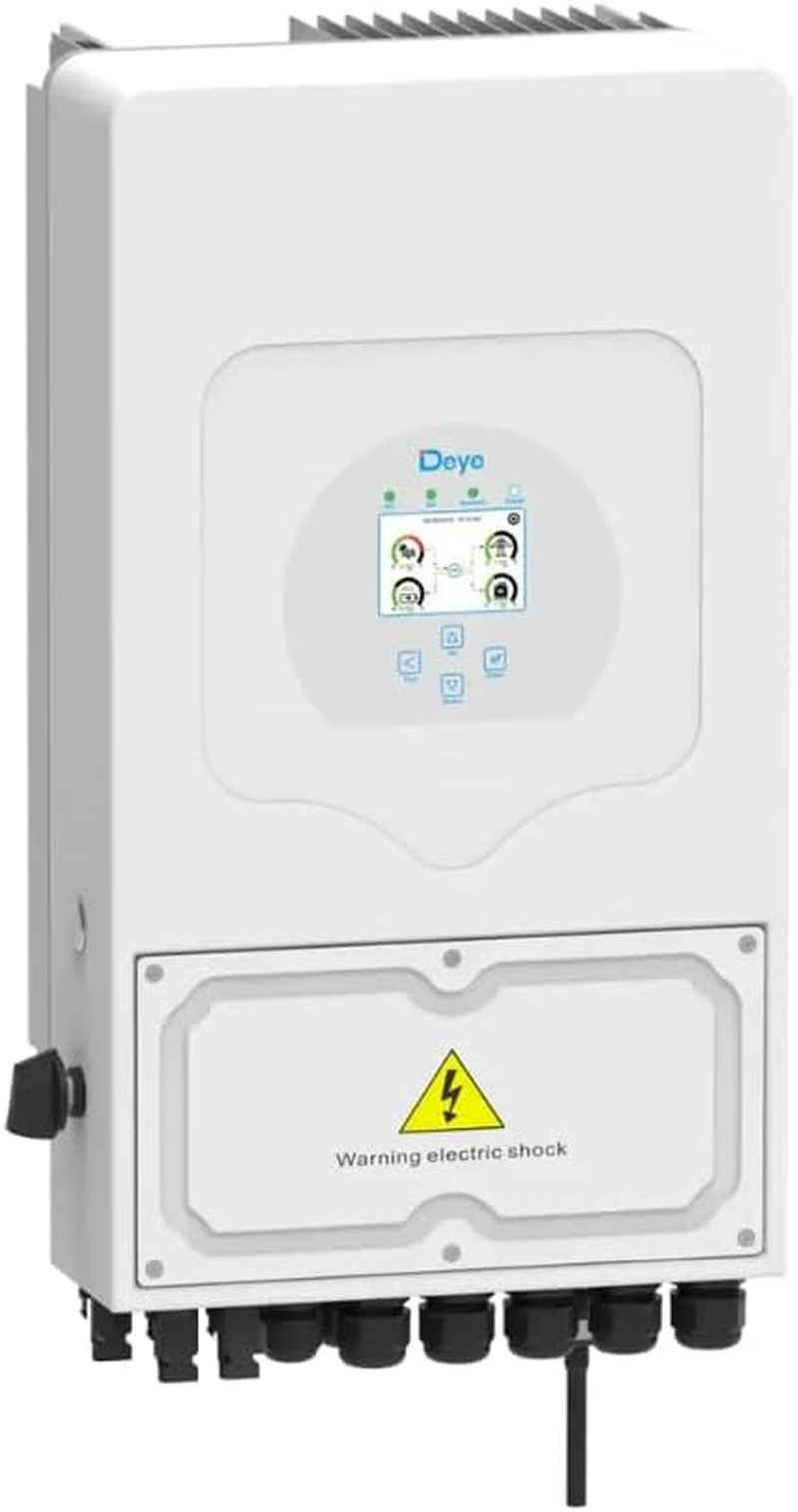 Life PO4 8Kw Hybrid Inverter Single Phase ? Model SUN-8K-SG05LP1-AU, Dual MPPT, 190A Battery Support, 16Kw PV Input, IP65 Rated, Wifi Monitoring ? AS/NZS 4777.2 Compliant ? Australian Seller image number 1