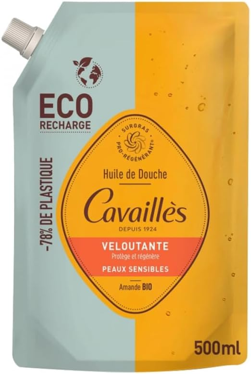 Rog&eacute; Cavaill&egrave;s Velvet Shower Oil Eco-Refill 500Ml