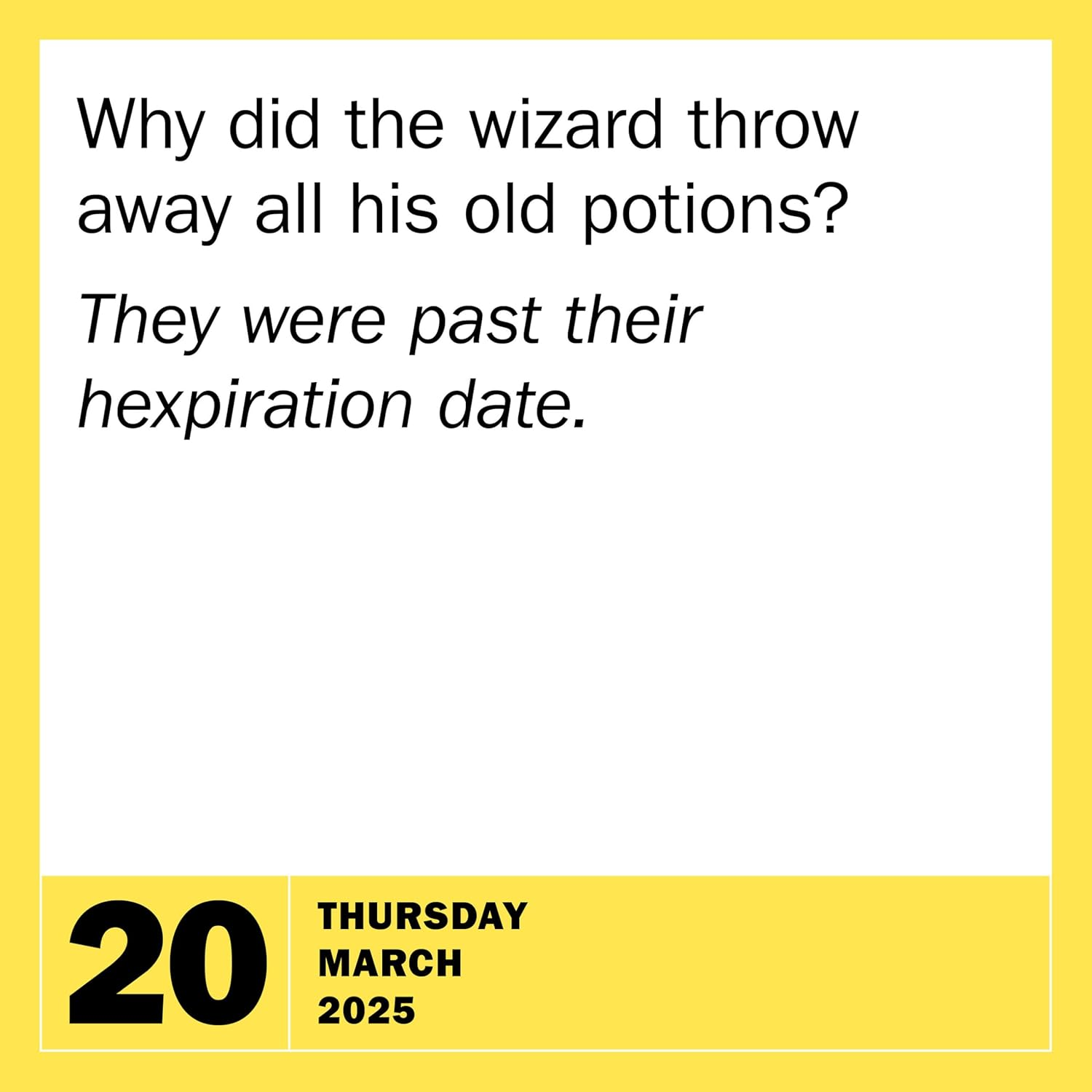 290 Bad Jokes & 75 Punderful Puns Page-A-Day Calendar 2025: for the Whole Family! image number 1