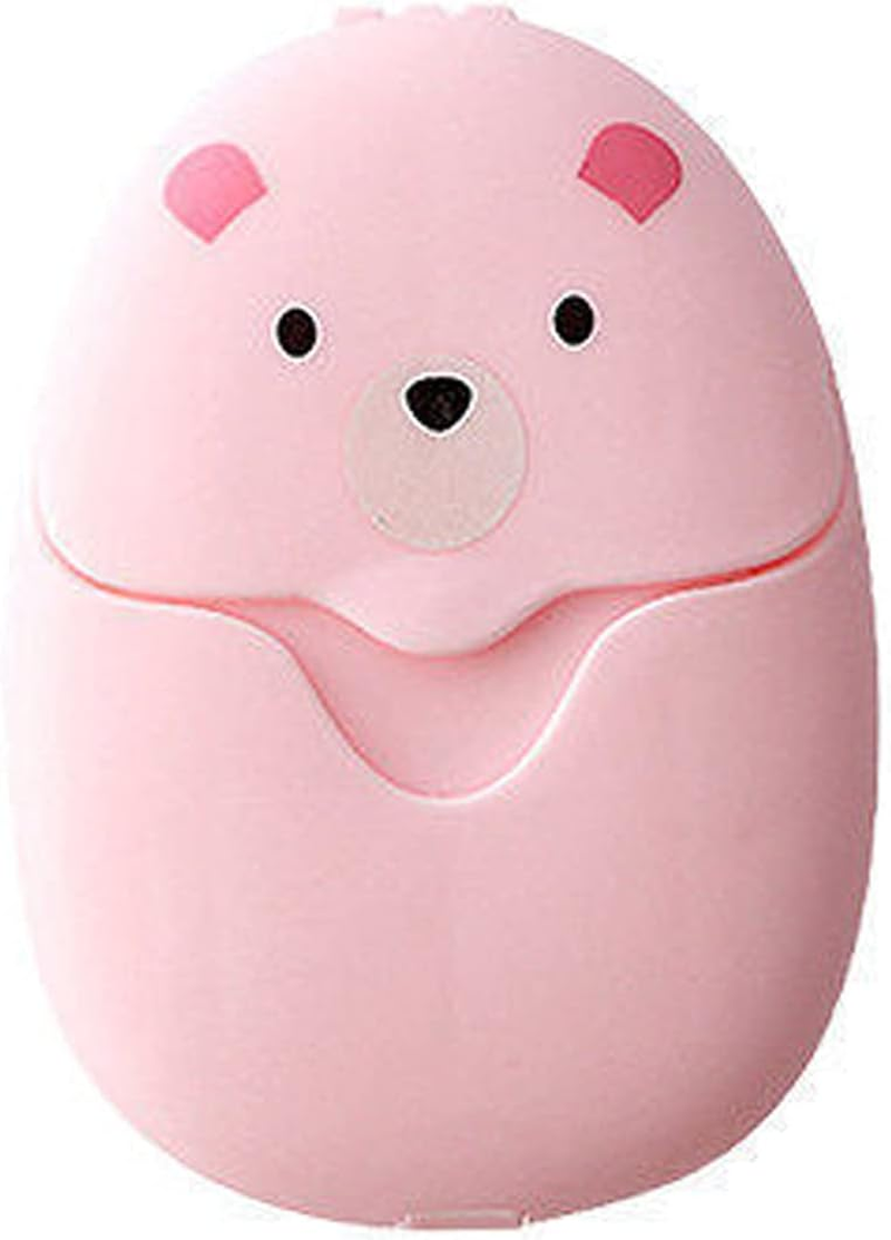 1 Box（50Pcs Mini Portable Disposable Travel Paper Soap Sheets Foaming Hand Washing Bath Scented Paper for Outdoor,Camping, Hiking