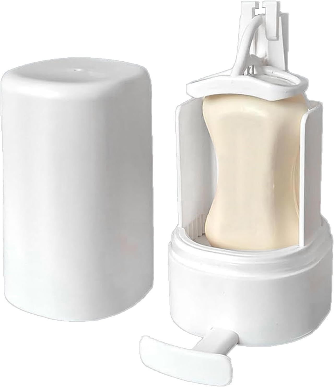 Tuxuseo Soap Mill Box | Soap Mill Grater | Mill for Soap Pieces - Leak-Proof Soap Piece Chopper Holder | Soap Grinding Container for Kitchen, Toilet, Bathroom