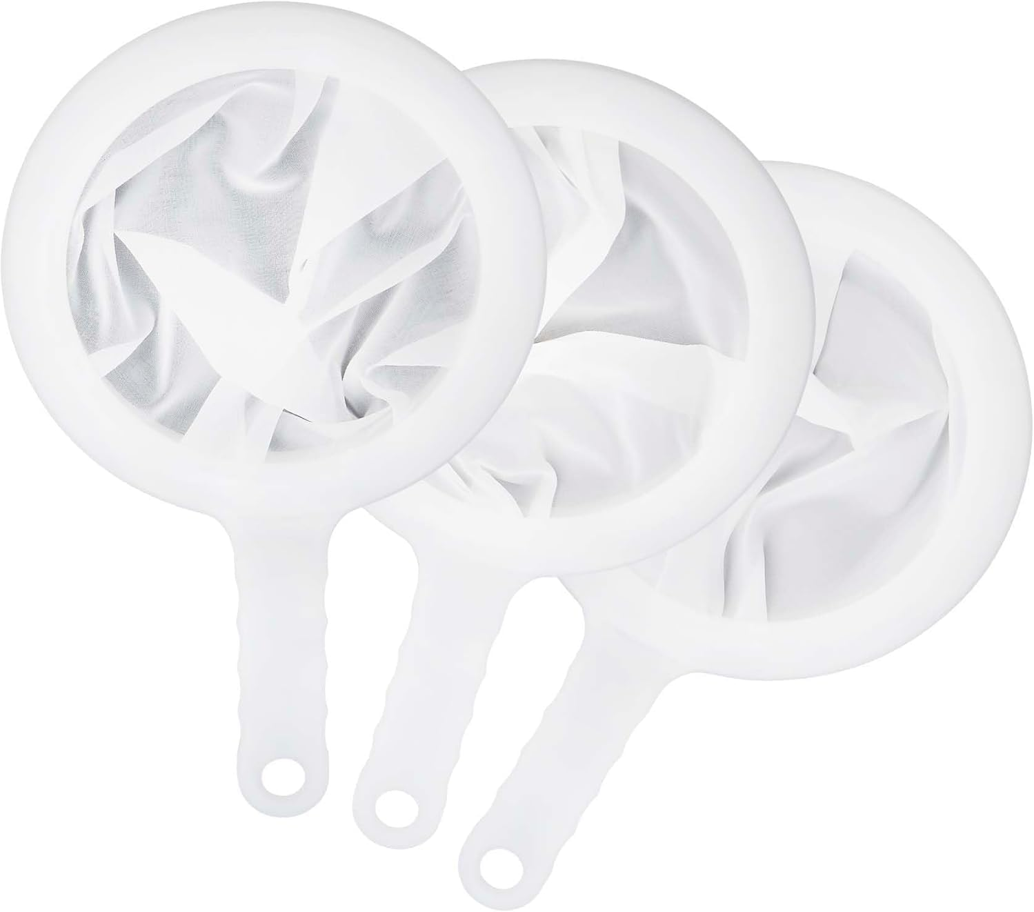 Mesh Baby Brine Shrimp Sieve, 100 Mesh 200 Mesh 400 Mesh Aquarium Sieves for Hatchery, Filter Brine Shrimp Hatchery Fry Brine Shrimp Eggs for Hatching Baby Fish Separator 6 Pack image number 5