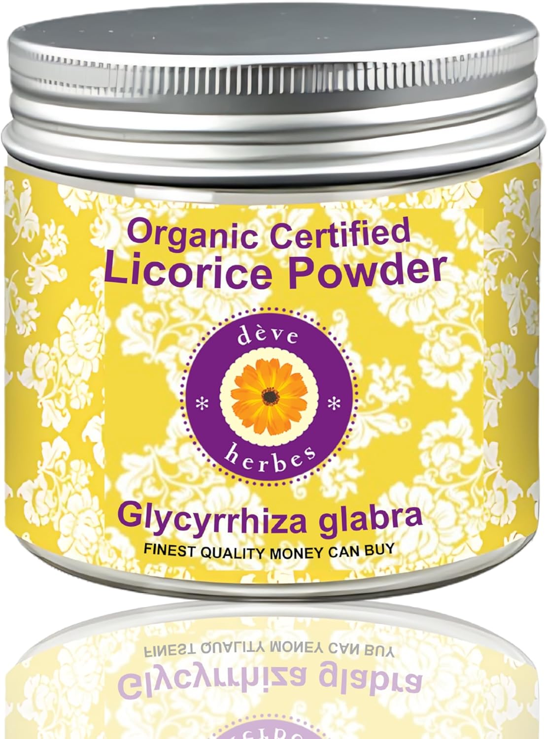 Deve Herbes Pure Licorice/Liquorice Powder (Glycyrrhiza Glabra) Organic Certified Natural Therapeutic Grade 200Gm (7.05 Oz)