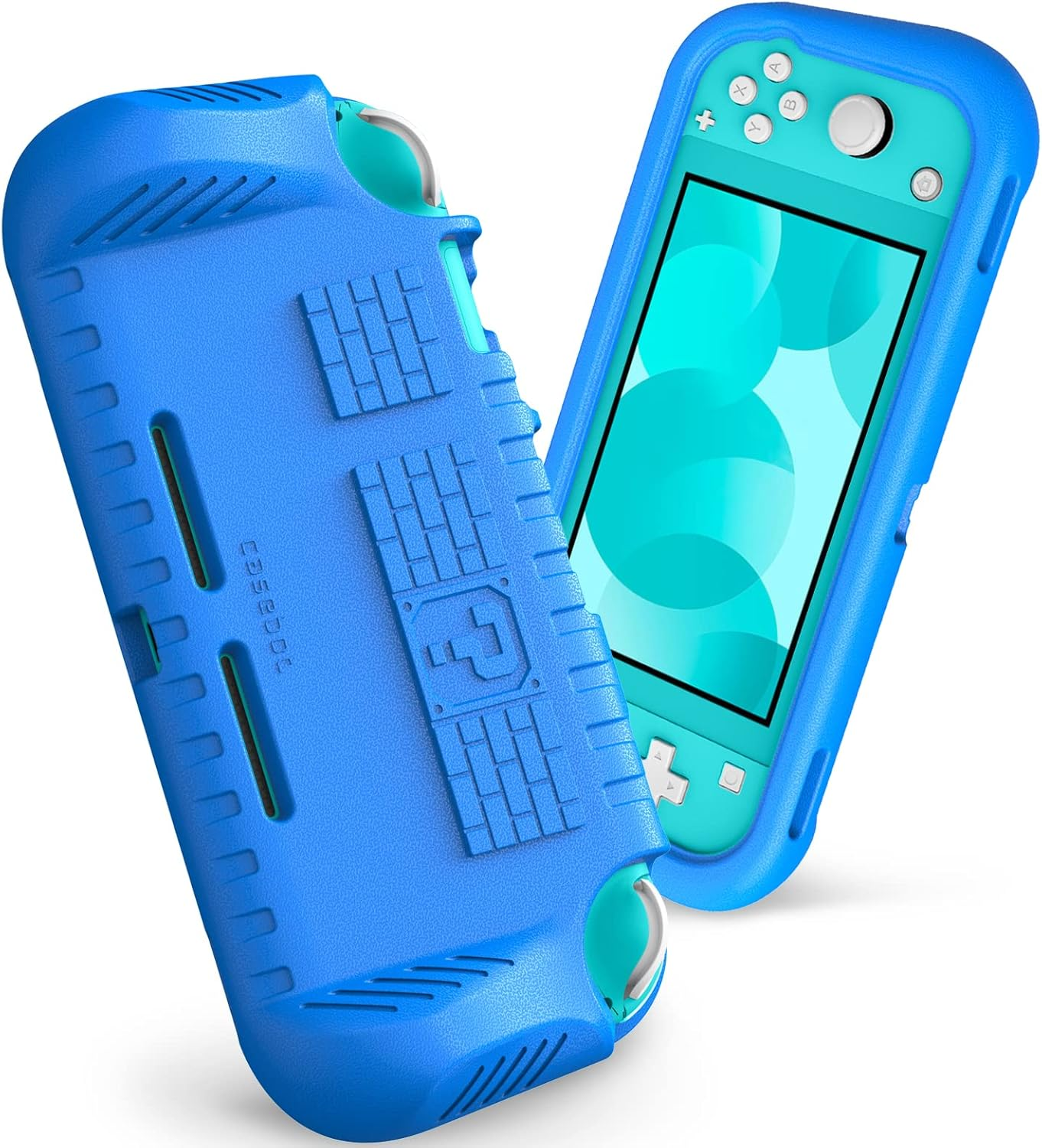 Fintie Kids Case for Nintendo Switch Lite 2019 W/2 Game Card Slots - [Ultralight] [Shockproof] Protective Cover with Ergonomic Grip, Kids Friendly Grip Case for Switch Lite Console, Black