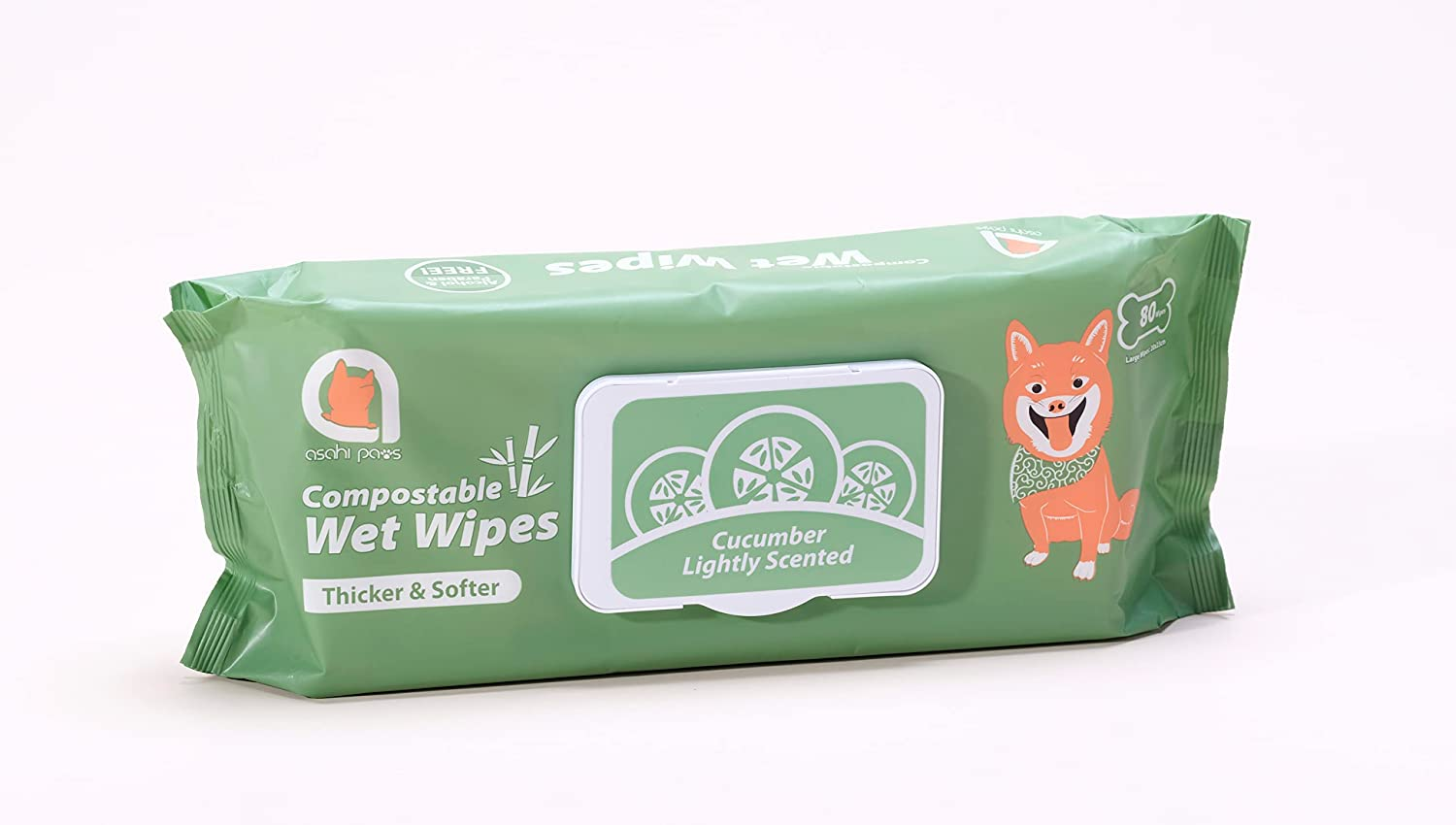 Puppy Training Essentials Bundle:Regular Puppy Training Pads with Bamboo-Based Compostable Pet Wet Wipes(80 Large Wipes)+Travel Pack Pet Wet Wipes(20 Regular Wipes) (50 Large Pads +100 Wipes Cucumber) image number 1