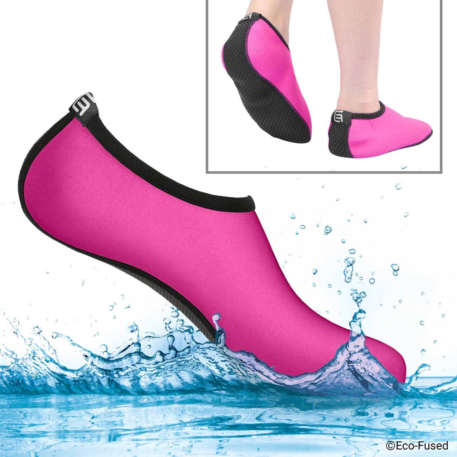 Eco-Fused Water Socks - Extra Comfort - Protects against Sand, Cold/Hot Water, Uv, Rocks/Pebbles image number 5