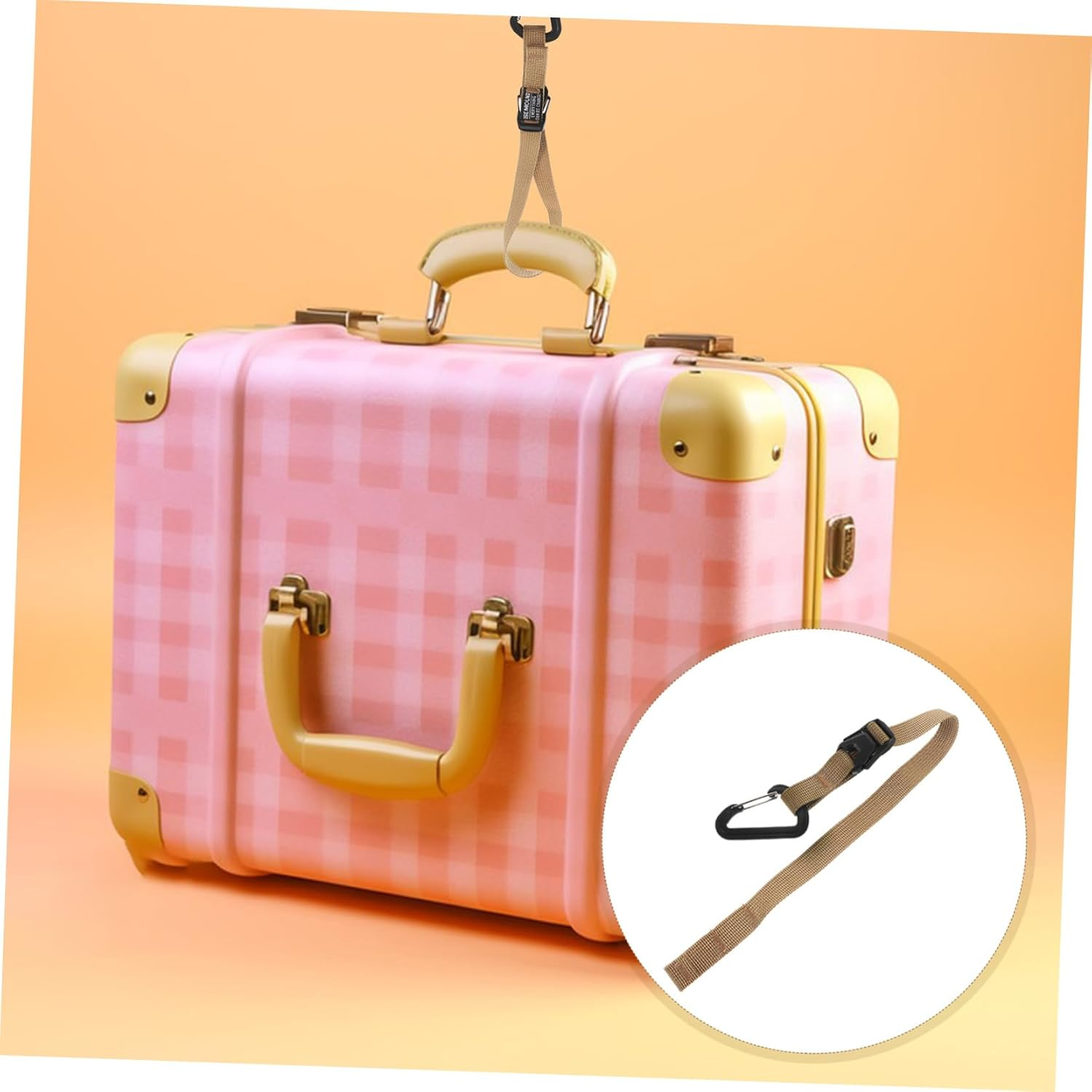 GOOHOCHY Carry Bag Luggage Straps Suitcase Accessories Luggage Straps for Suitcases Travel Belt Jacket Gripper Belt Flight Attendant Accessories image number 1