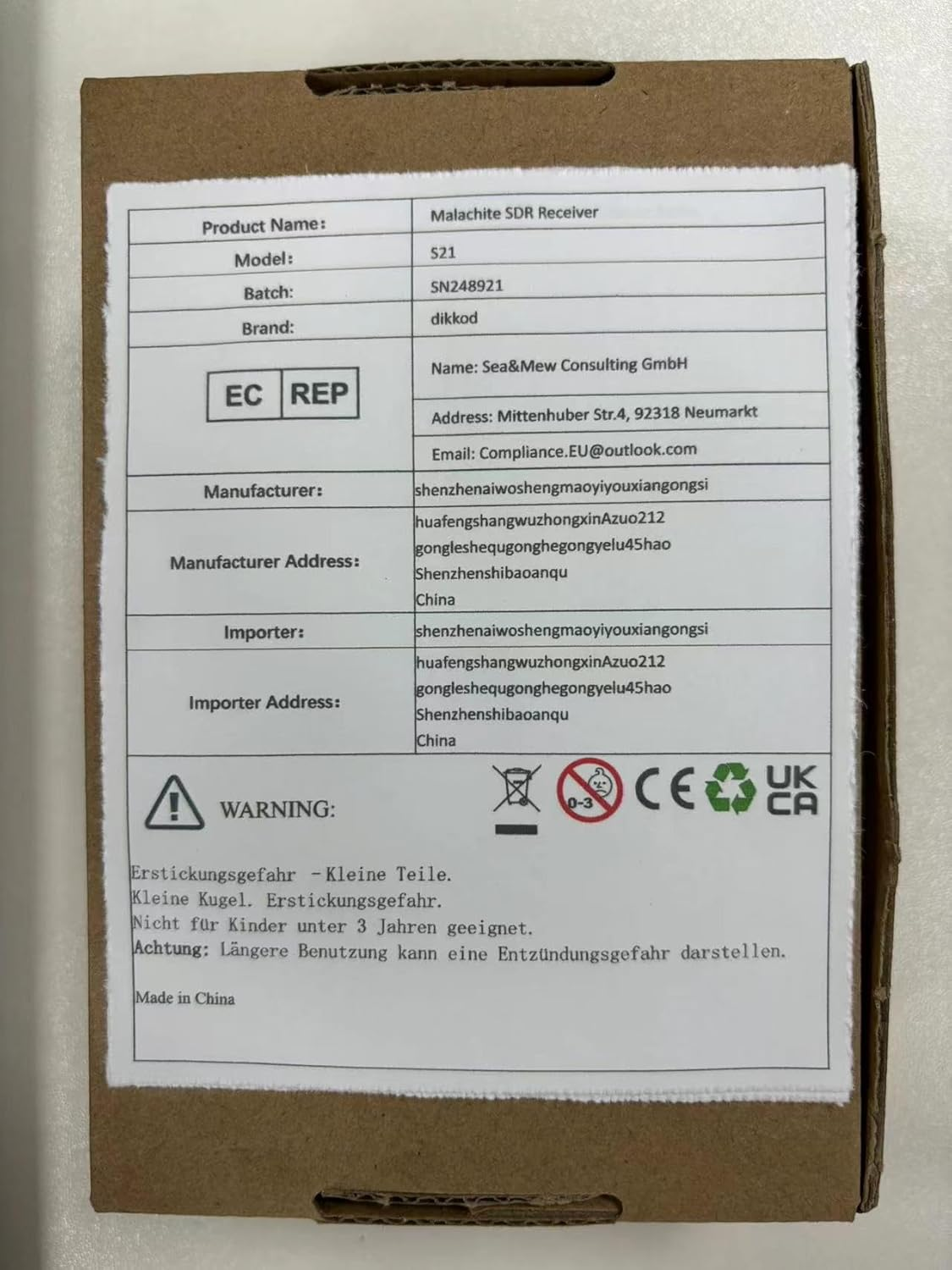Upgraded 1.10D V4 Malachite SDR Receiver 50Khz-2000Mhz DSP Full Bands FM AM LSB USB Shortwave Registered Malahit Touching Aluminium Alloy Nice Sound image number 2