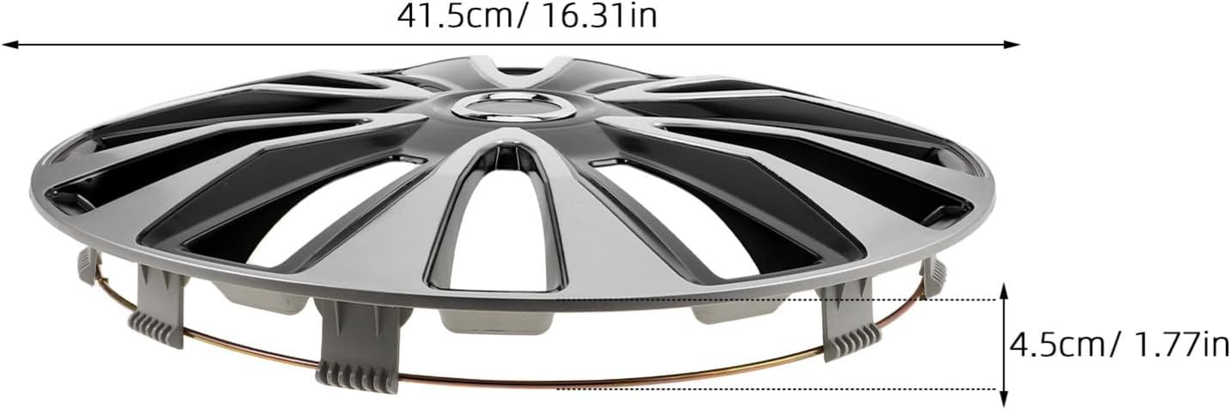 Auto Hubcap Wheel Rim Cover Replacement for Cars Trucks Decorative Hubcups Wheel Cover image number 2