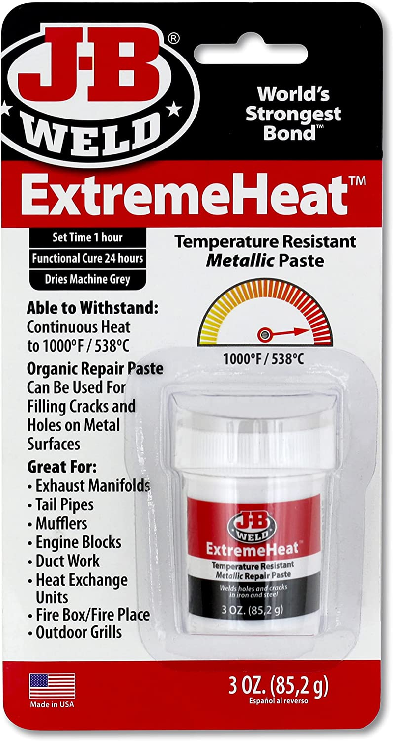 JB Weld Extremeheat Temperature Resistant Metallic Paste, 85 G