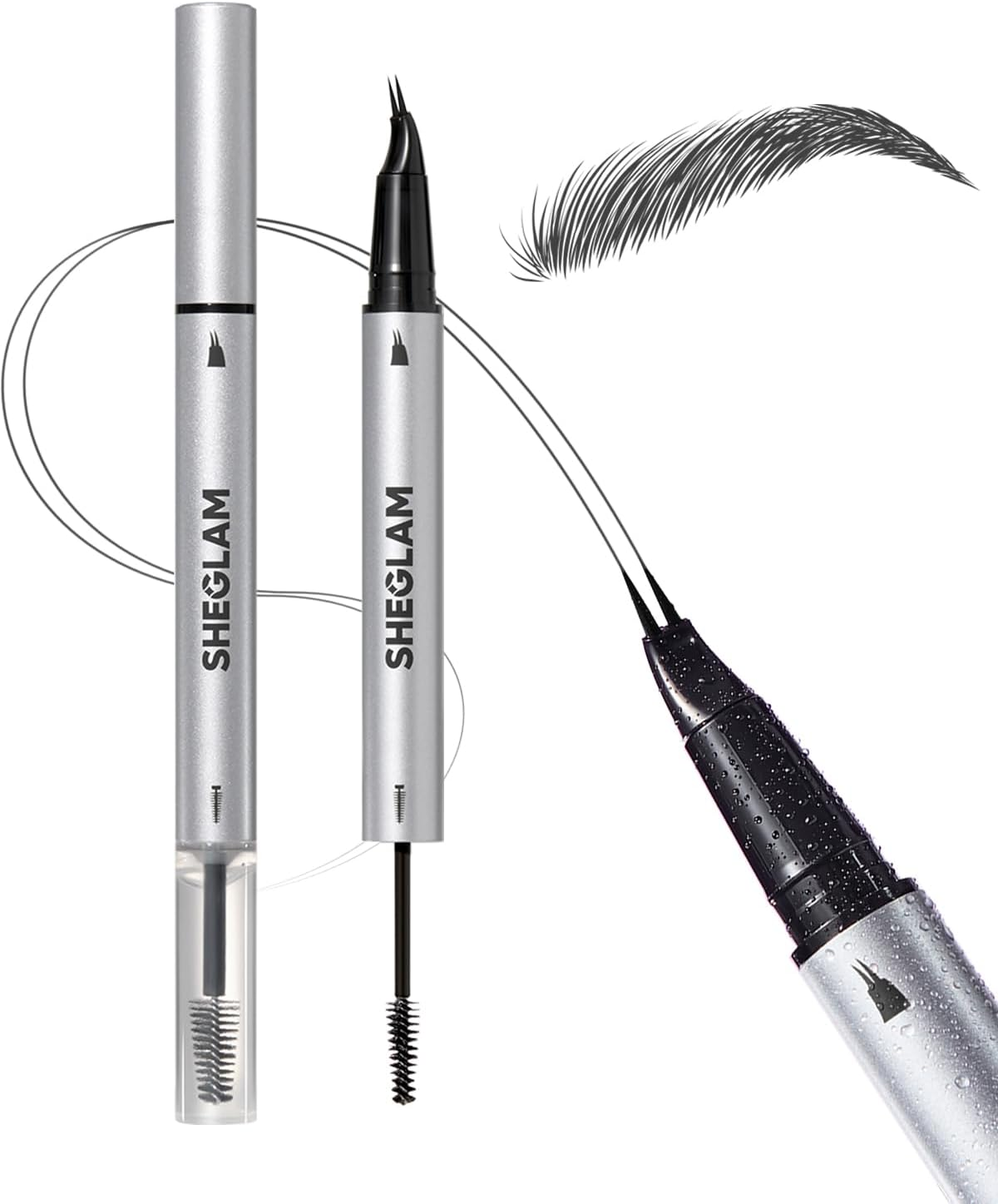 SHEGLAM Real Flow Laminating Brow Pen-Ebony