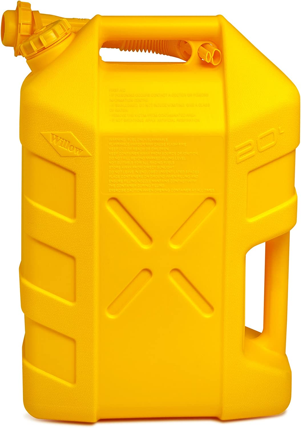 Willow Diesel Can, Yellow, 20 Liter Capacity image number 1