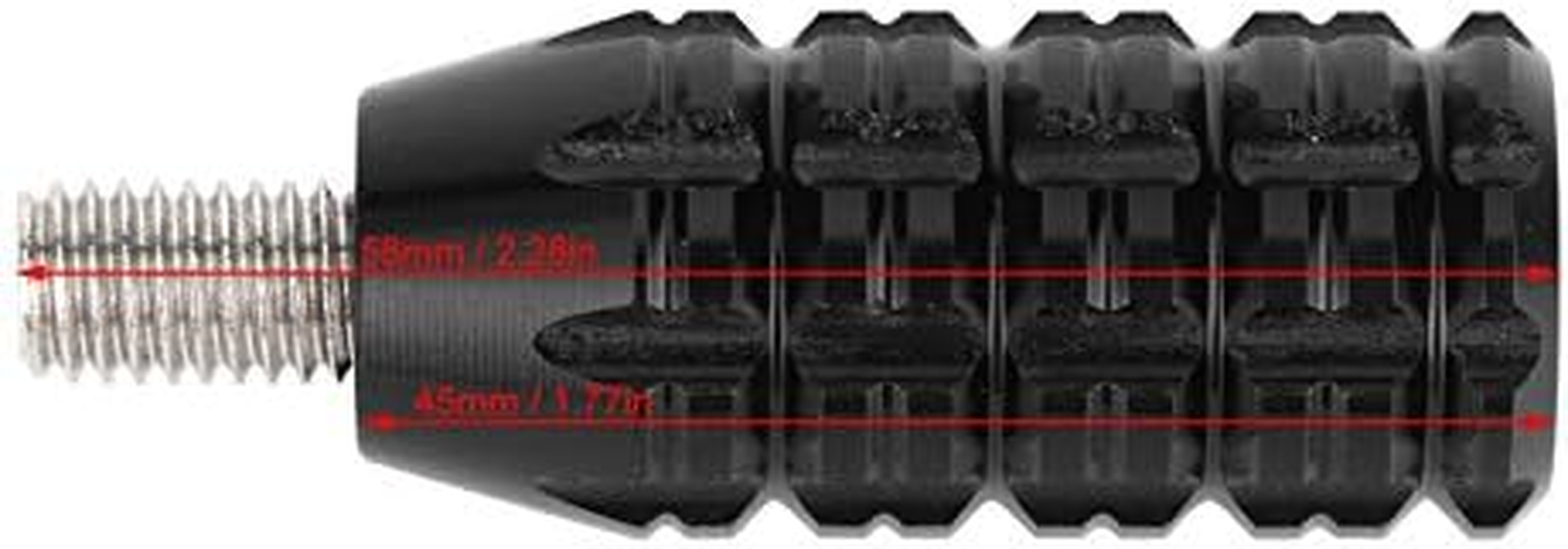 POCREATION Gear Shift Lever Pedal, Original Standard Enlarger Foot Peg Fits for Triumph Street Scrambler Bonneville T100(Black)