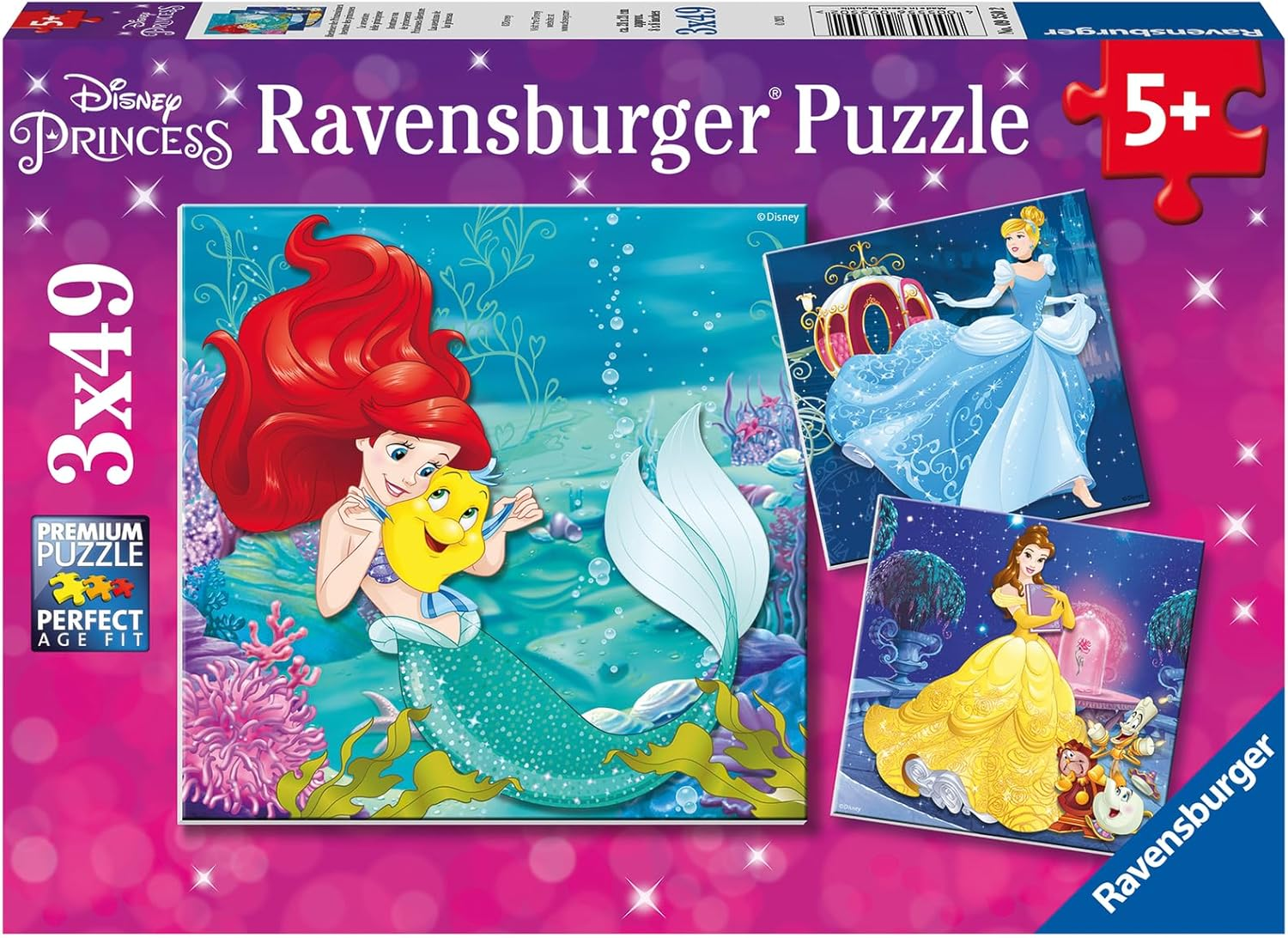 Ravensburger - Disney Princesses Adventure 3X49P image number 4