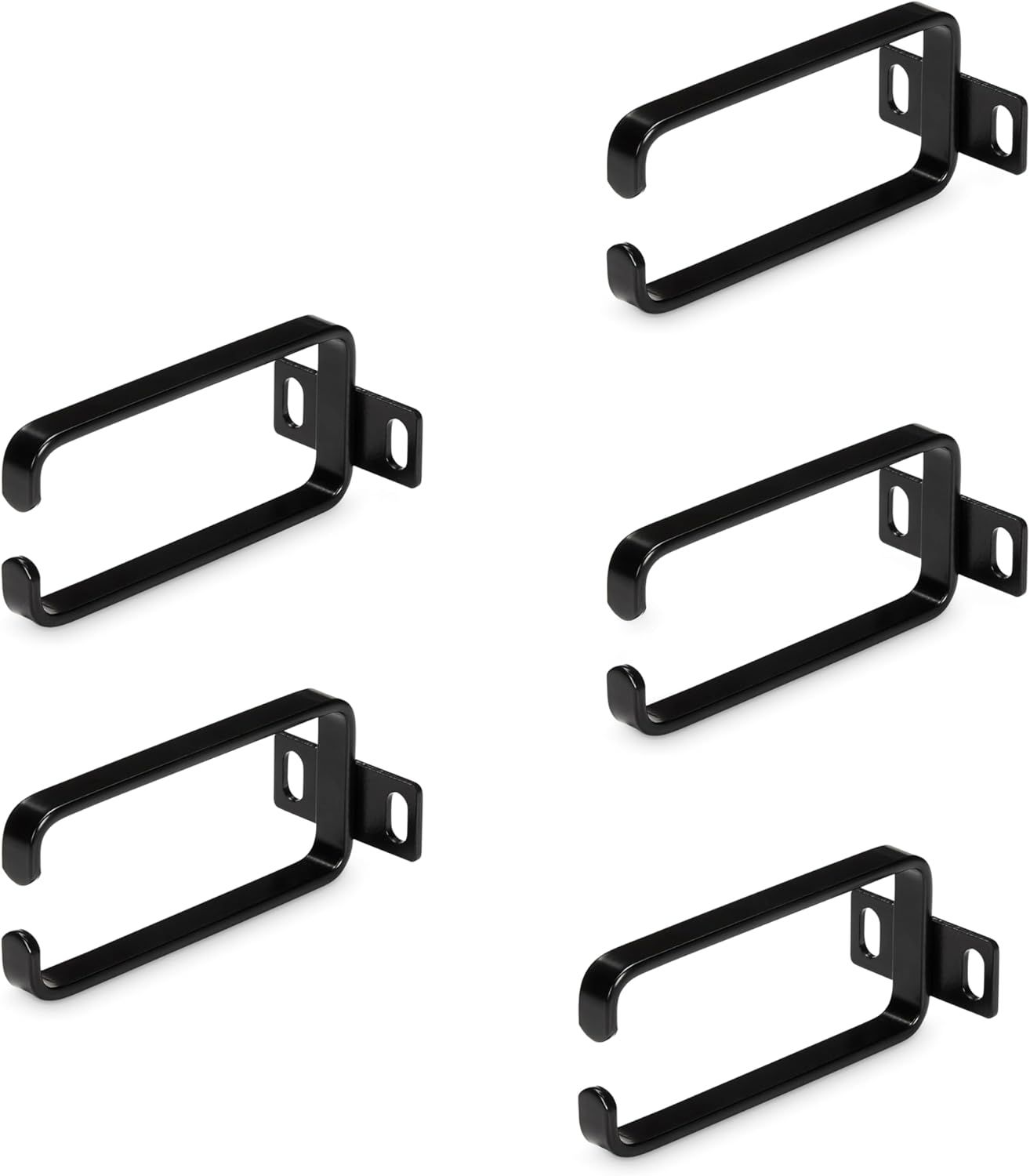 Startech.Com 5-Pack 1U Vertical Cable Management D-Ring Hooks, Cable Manager for 19" Server Racks/Cabinets, Wire Organizers image number 3