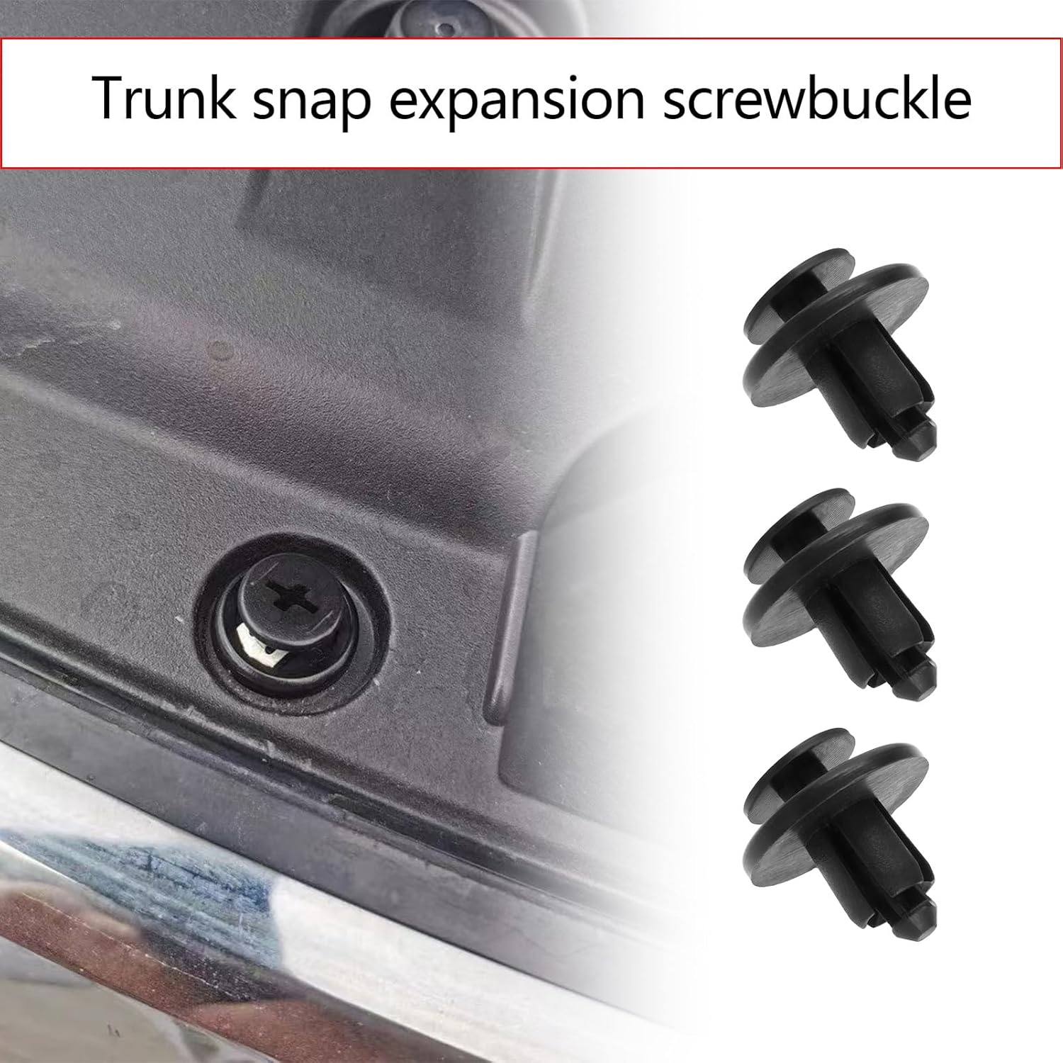 Emsea 30Pcs 8Mm Wheel Arch Lining Clips Compatible with Mazda Trunk Roof Car Decoration Installing Bumper Wheel Arch Lining Floor Replacement Part BC1D56145 image number 5