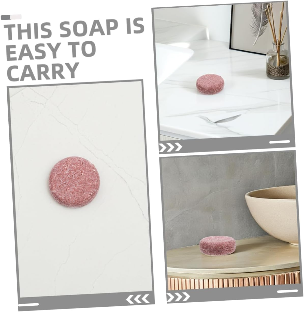 ARTSEWPLY 2Pcs Handmade Shampoo Bar for Thinning Hair Oil Control Exfoliating Soap Travel-Friendly Natural Cleaner Suitable for All Hair Types Gentle Care image number 5