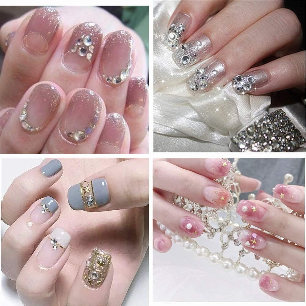 1 Set Nail Rhinestones Gems Art Decorations 3D Crystals Glitter Rhinestones image number 1