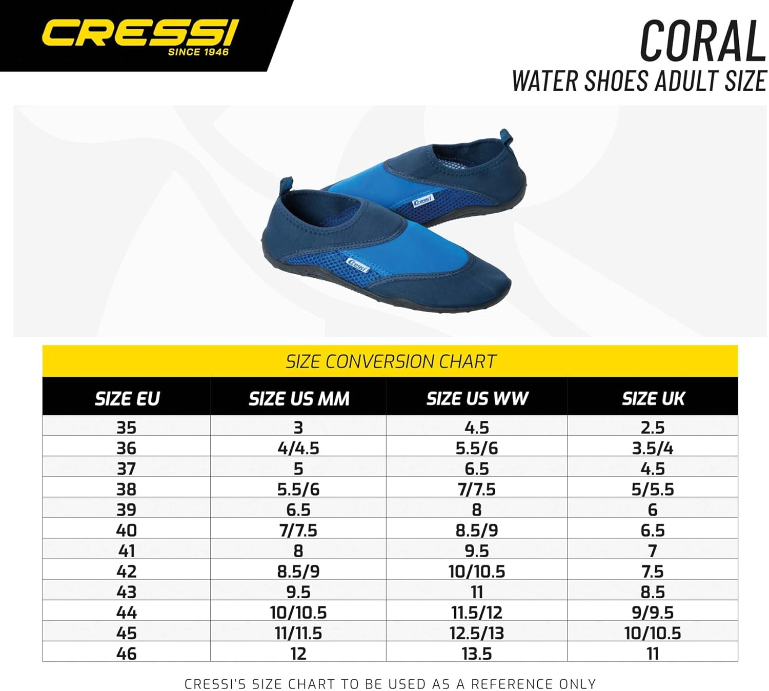Cressi Unisex'S Coral Premium Beach Shoes image number 5