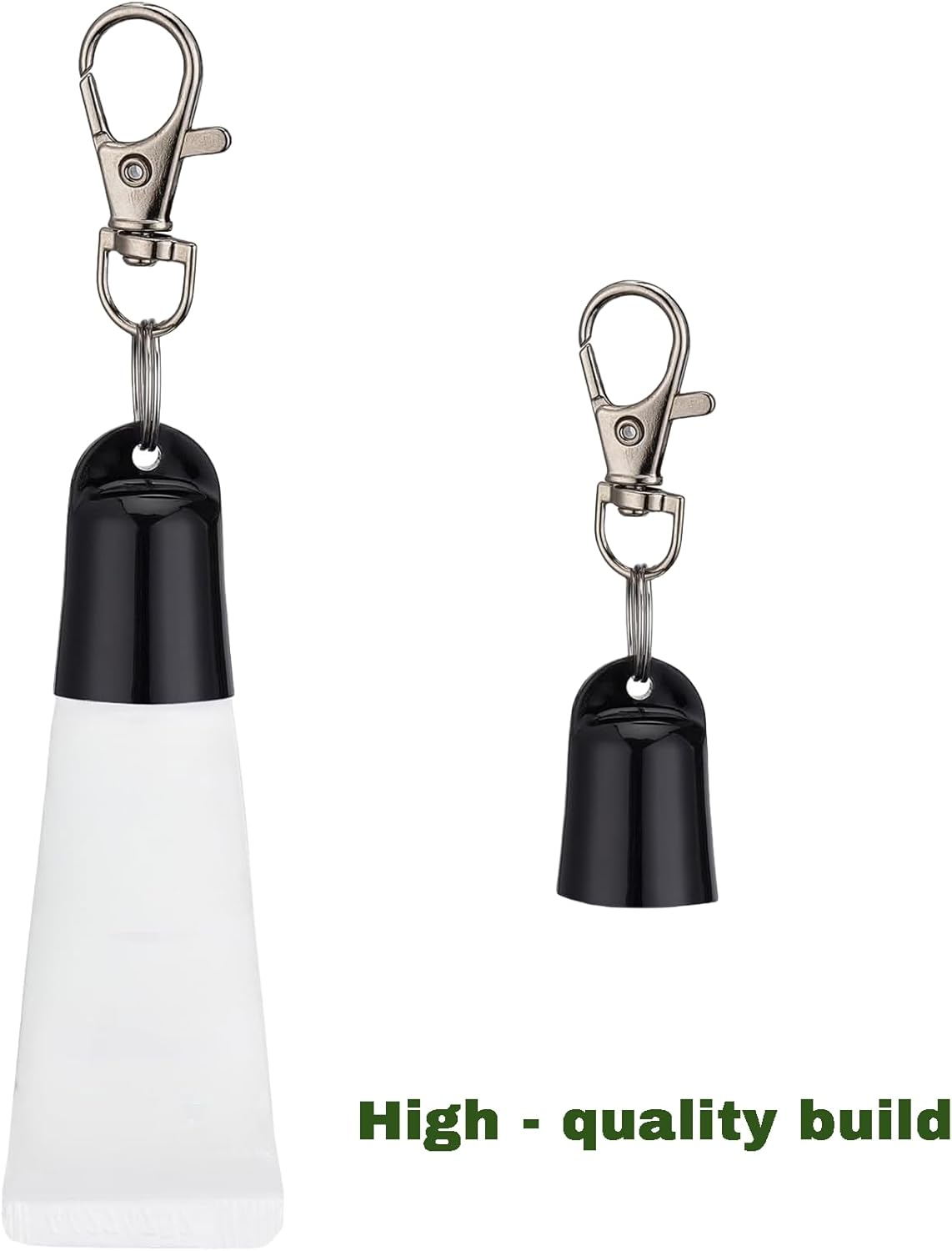 Rylaxzon4 Packkeychain Cap Compatible with Aquaphor, Keychain Cap for Lip Balm, Portable Keychain Capcompatible with Aquaphor 0.35 Oz Lip Repair Tubes, Colorful Anti‑Loss Holder with Ring image number 1