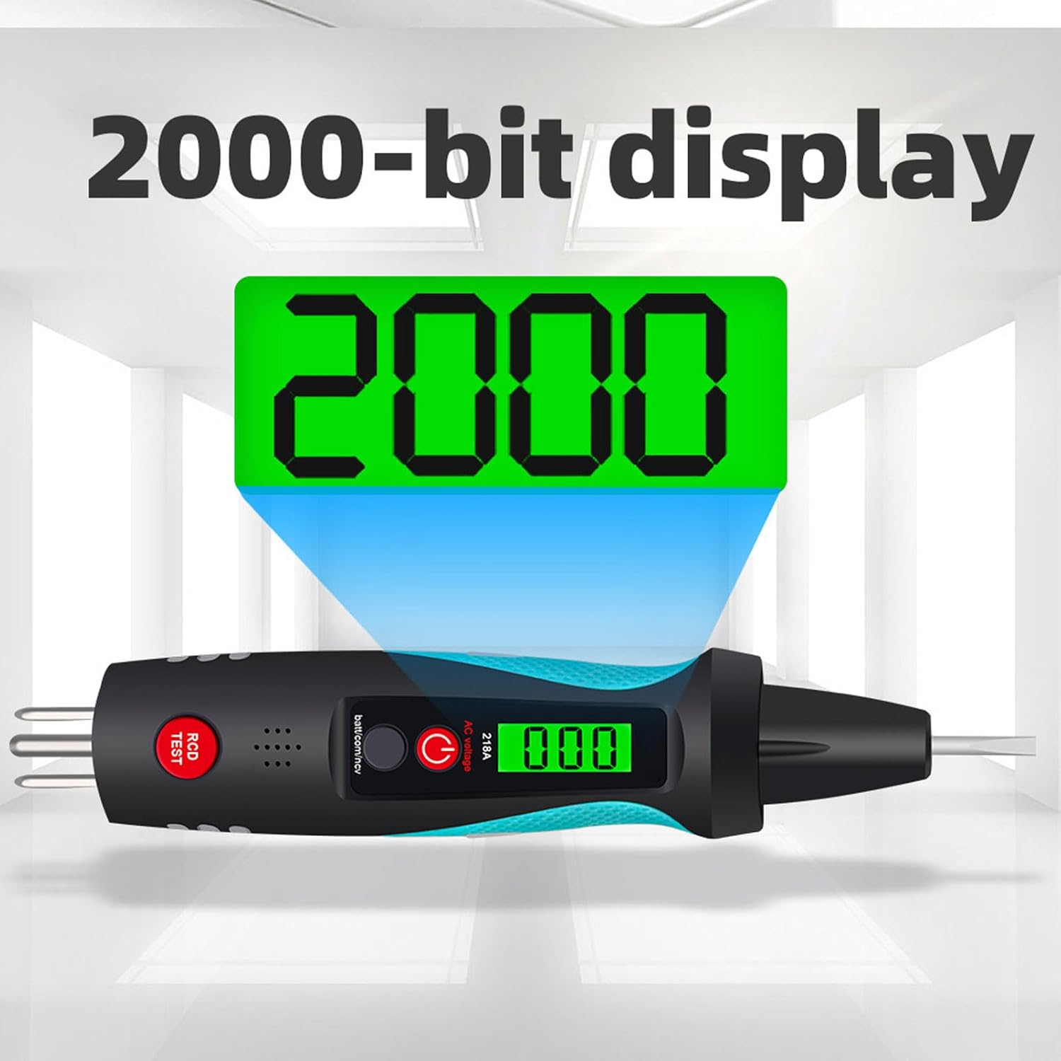 Socket Circuit Test Pen - NCV Intelligent Sensing Circuit Tester with Flashlight & LCD Display, Circuit Analyzer, Neutral Live Wire Power off Tester image number 6