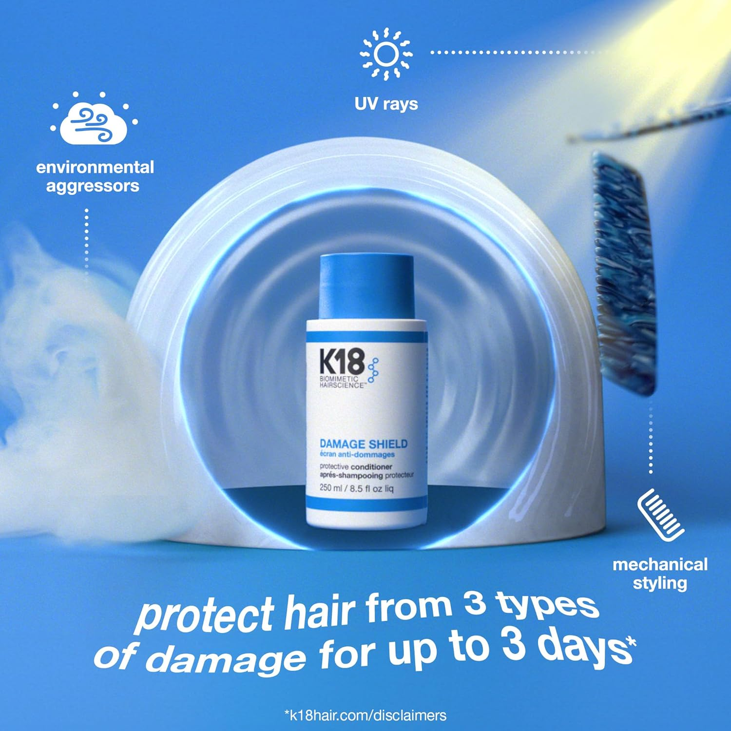 K18 Damage Shield Protective Conditioner 250Ml image number 5