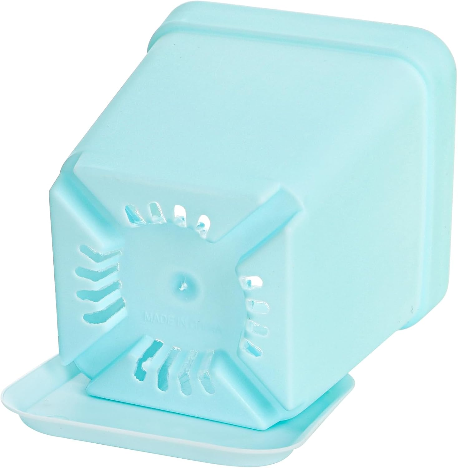 Hedume 70 Pack Mini Plastic Flower Seedling Nursery Pot with Pallet, 3" Colorful Square Plant Pot, Indoor Outdoor Flower Plant Container, Decor for Room, Garden, Office and Balcony (7 Colors) image number 6