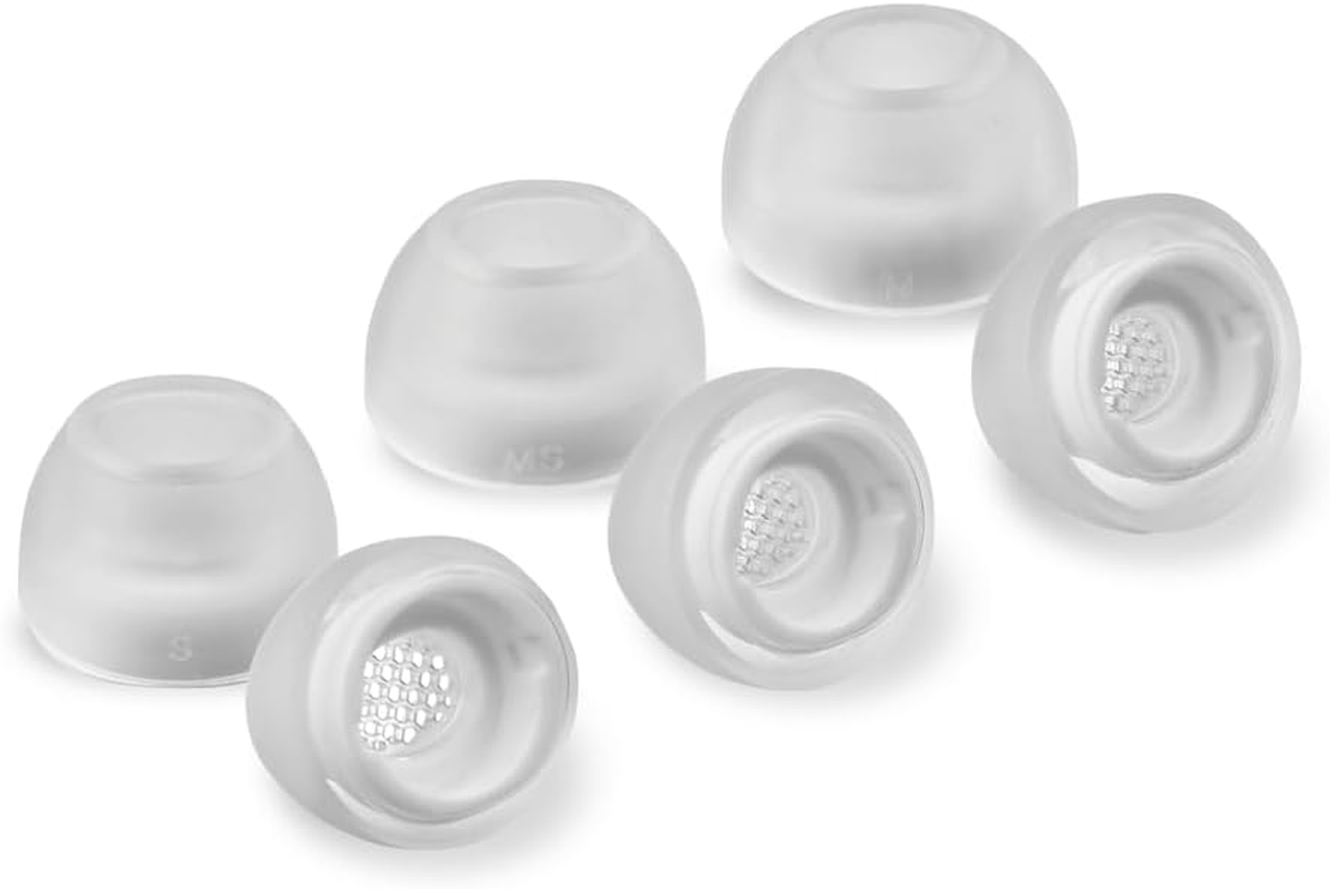 AZLA Sednaearfit Max for Galaxy Buds 3 Pro White - Samsung Earphone Eartips Replacement, Smapp-Certified (3 Pairs) (S/MS/M) image number 1