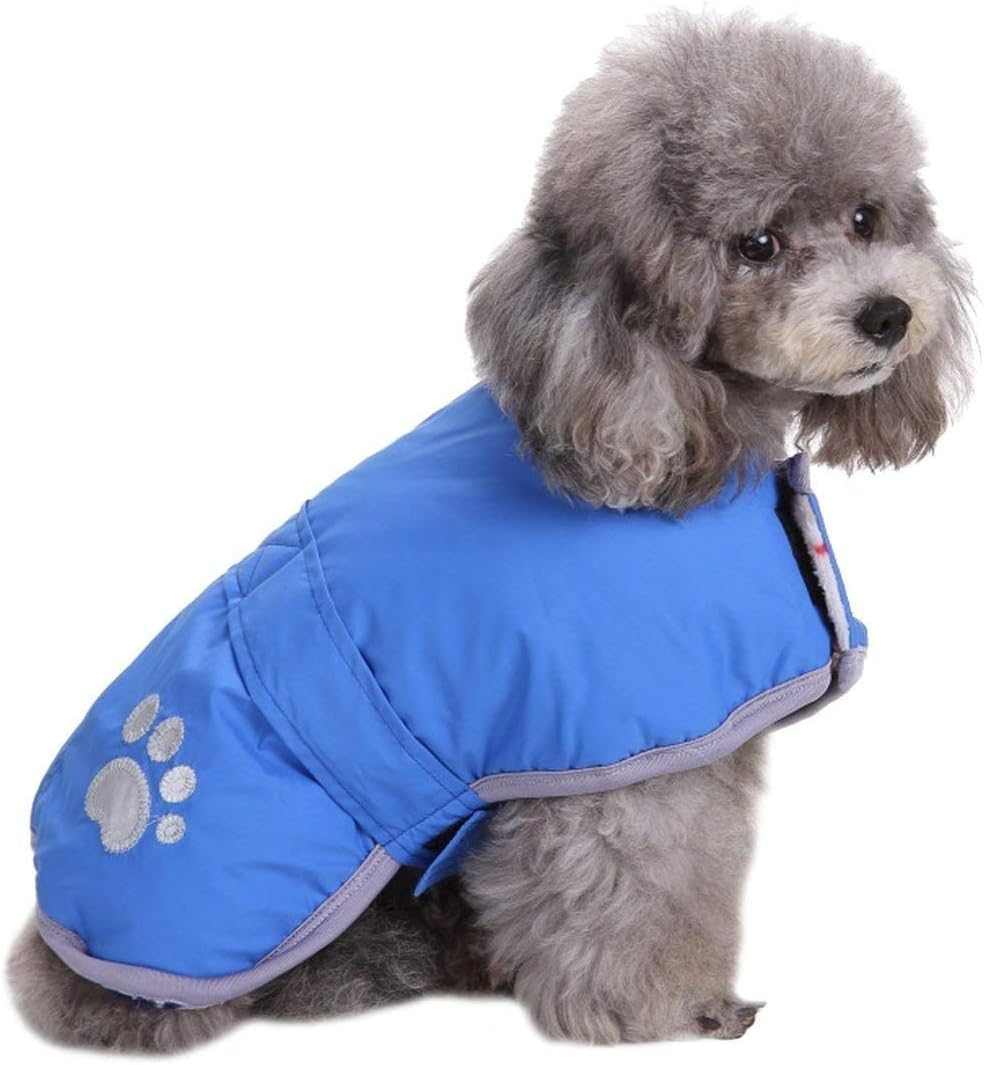 Cold Weather Dog Coats Loft Reversible Winter Fleece Dog Vest Waterproof Pet Jacket Available in Extra Small, Small, Medium, Large Extra Large Sizes