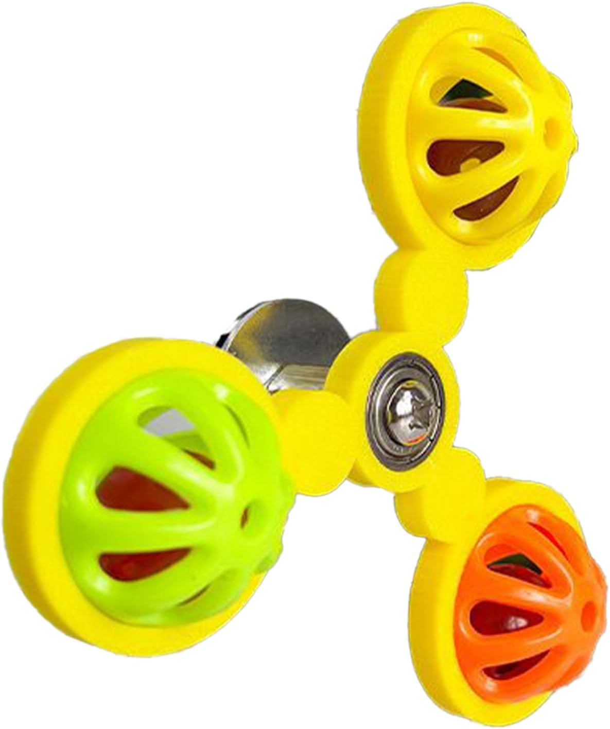 Bird Toys for Parrots, Parakeet Rotating Ball for Bird Cage, Interactive Toys Cockatiel Stimulation for Exercise Boredom Relieving Play Stimulation Macaw Cockatoo Pet Owners image number 2