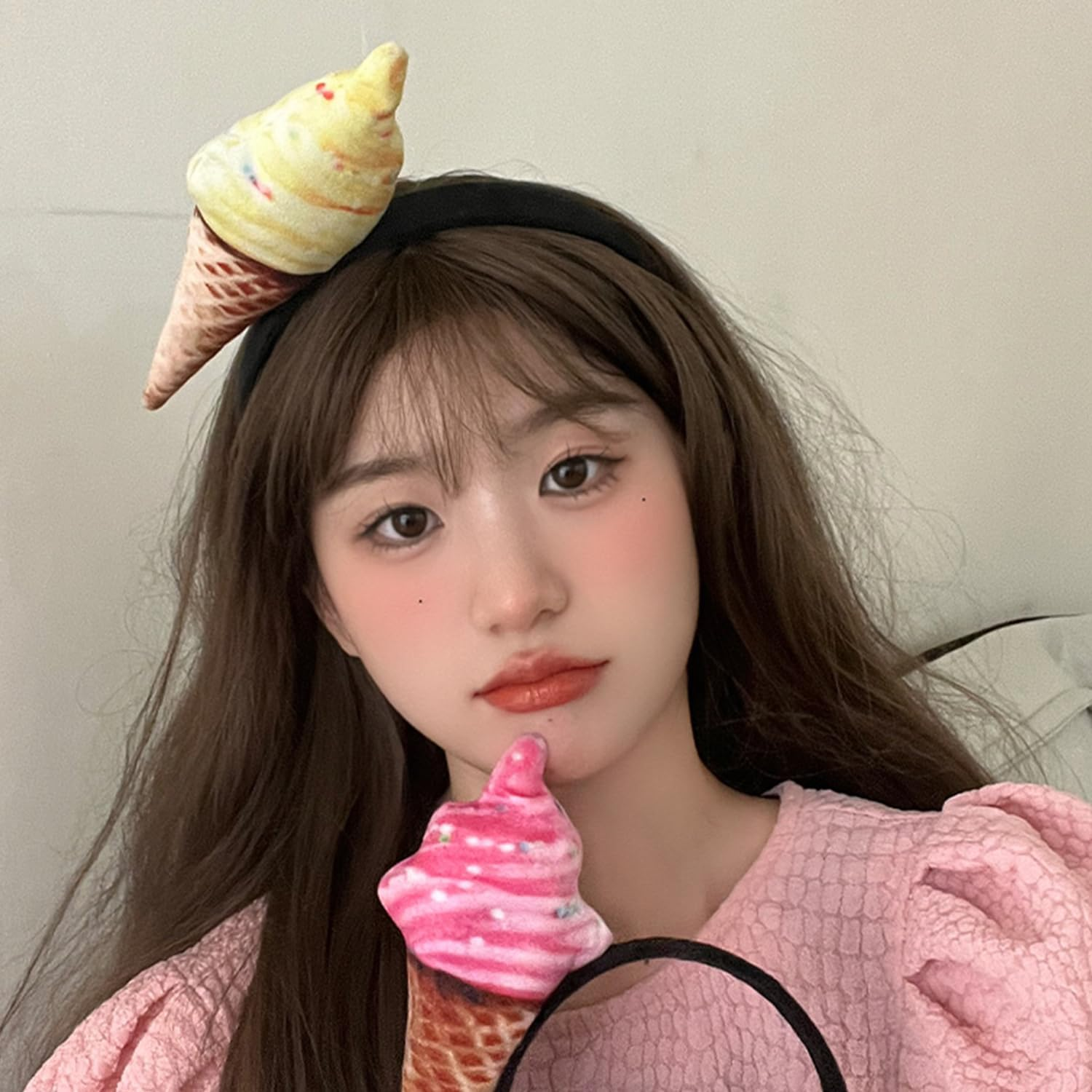 2 X Cone Headbands, Creative and Funny Hair Accessories, Cute Headbands, Accessories for Clothing Party, Hairstyle Decorations.