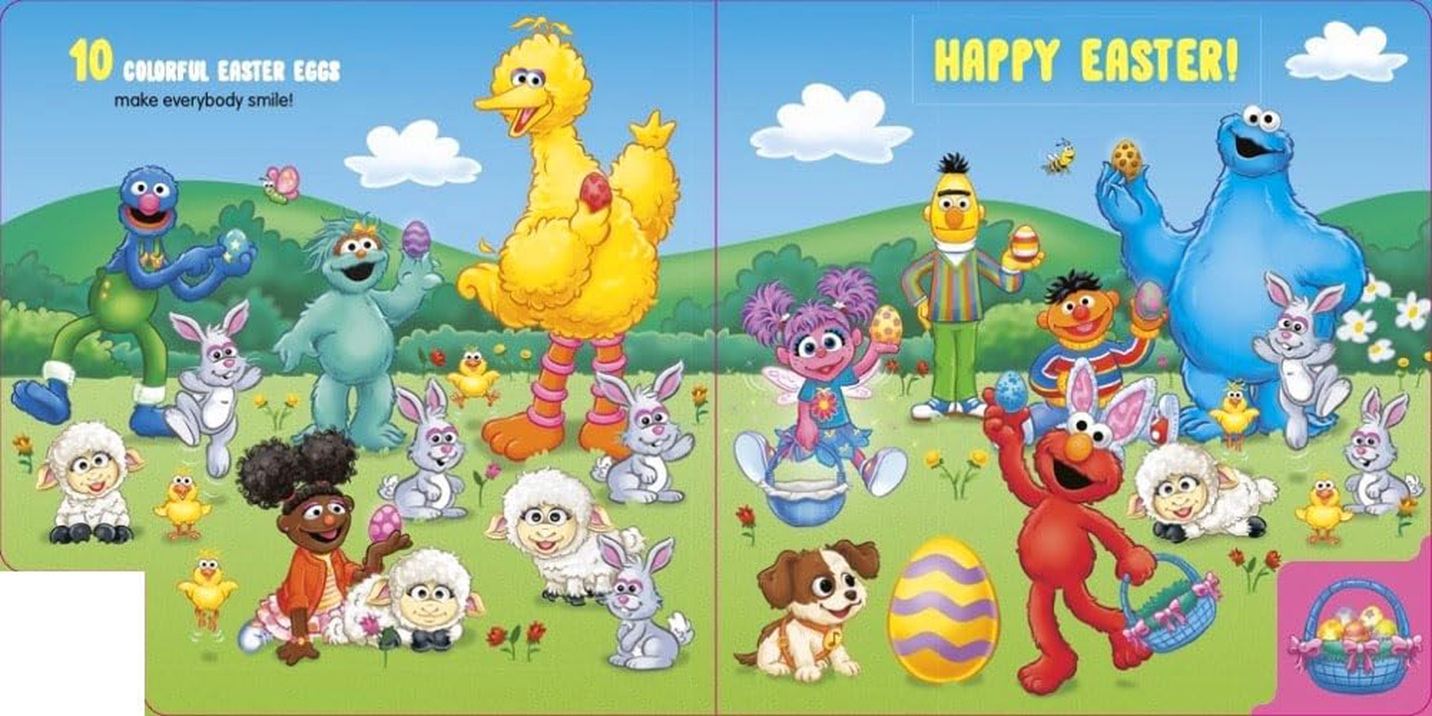 Elmo Hops to It! an Easter Counting Book (Sesame Street) image number 2