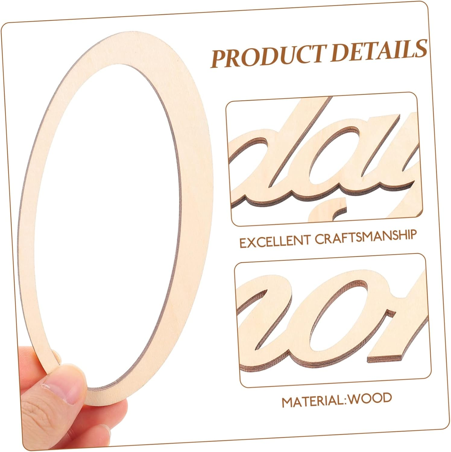 Wooden Milestone Disc for Newborn Announcement Signs Months Growth Cards Delicate Party Decorations for Shower