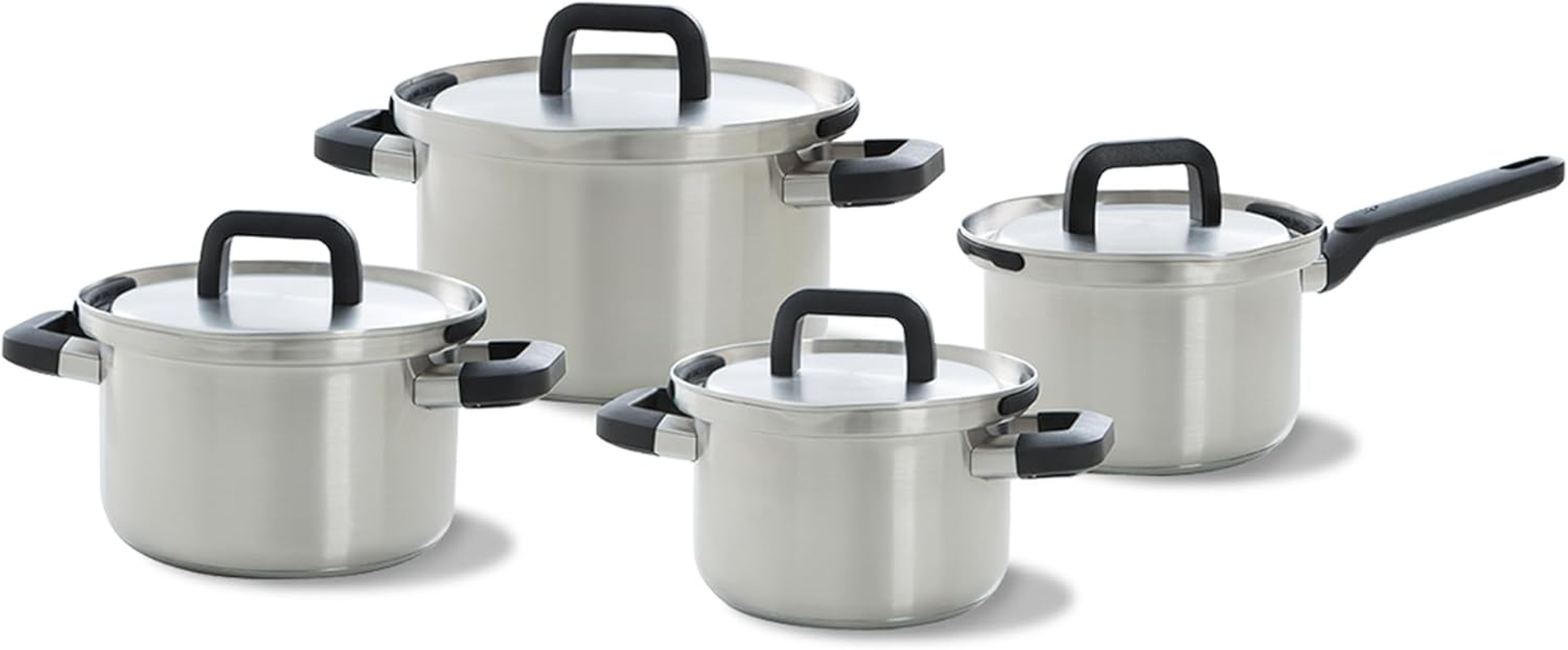 BK COOKWARE BV 123 Cooking Pot Set 4 Pieces Flow Cool image number 4