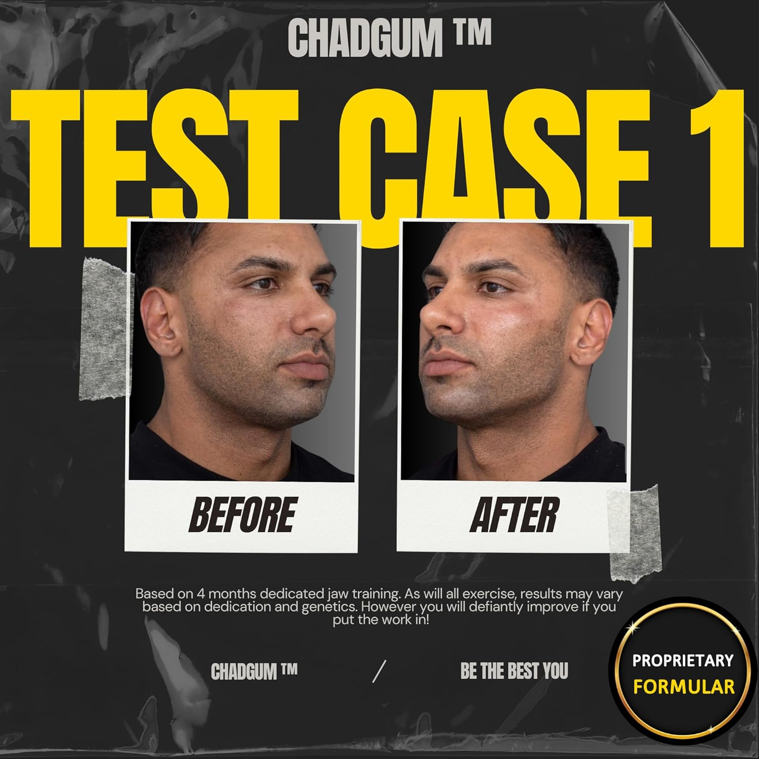 CHADGUM&trade; Hard MEWING Jawline Gum for Jawline Shaping and Full Face Exercise [2Months Supply] for Men Who Want to Improve Their Look [Mint Xylitol] CHADGUM Jawline Gum Superior to Chios Mastic Mastiha image number 5