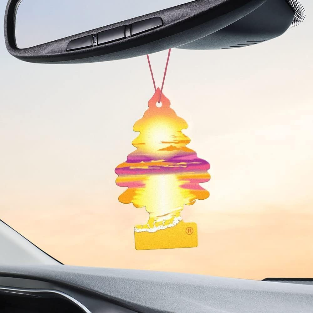 Little Trees Air Freshener Hanging Tree - Sunset Beach | Pack of 24 image number 6