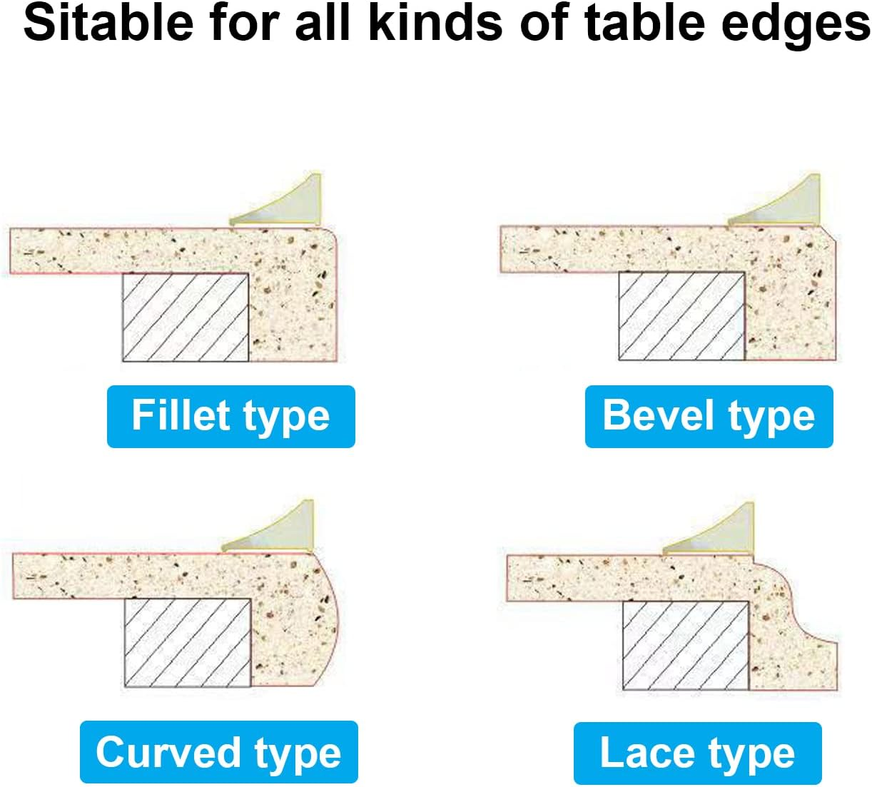 Shower Threshold Water Dam, Flexible Self Adhesive Silicone Sink Cooktop Water Barrier, Waterproof Water Strip Dam for Kitchen, Bathroom (150Cm, Black) image number 3