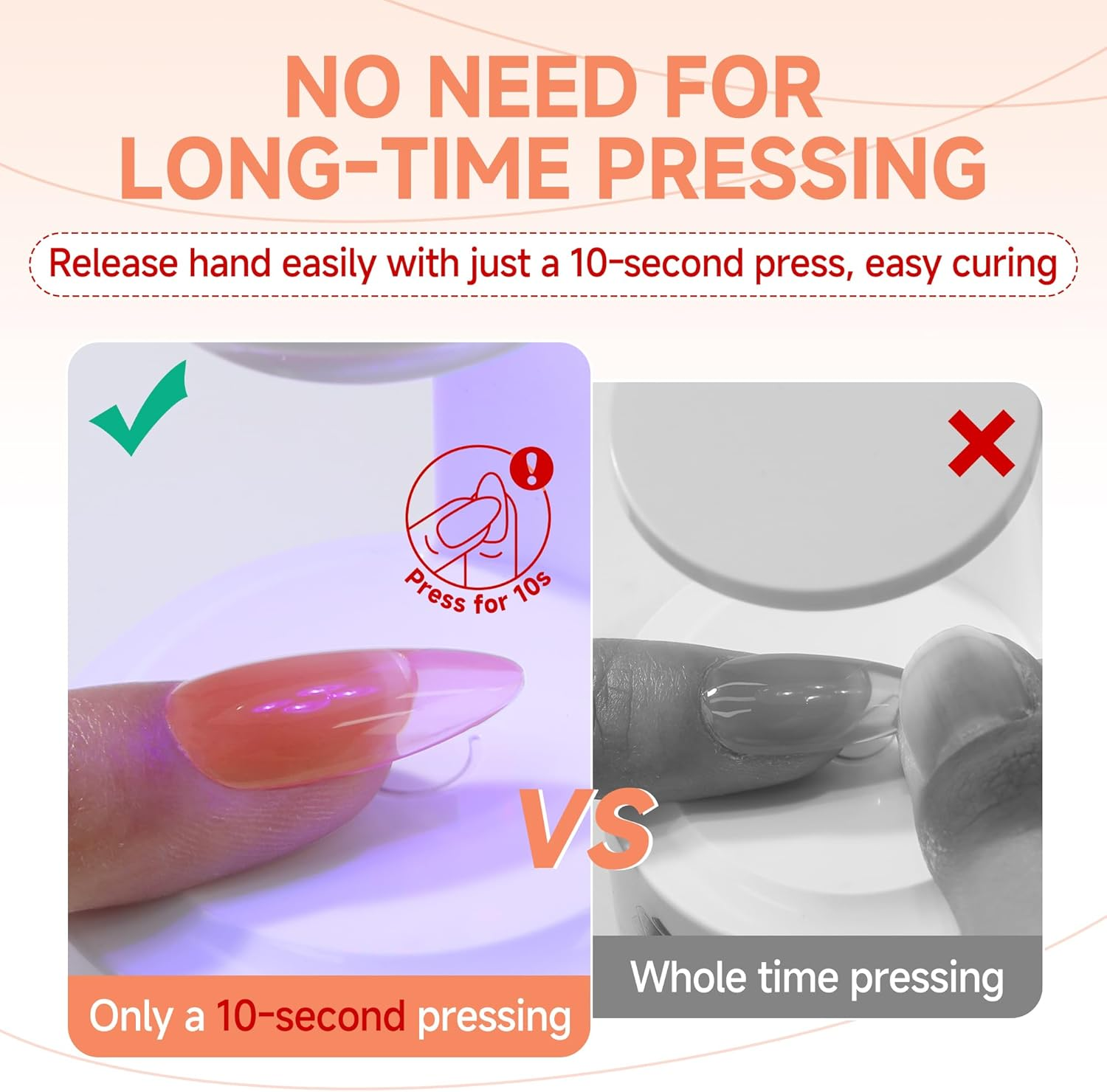 UNA GELLA Soft Gel Nail Tips Glue | 2Pcs | Solid State Soak off Super Strong Glue for Acrylic Nails Curing Needed for Nail Extensions Press on Nails 15Ml*2 for Gel Jelly Tips image number 6