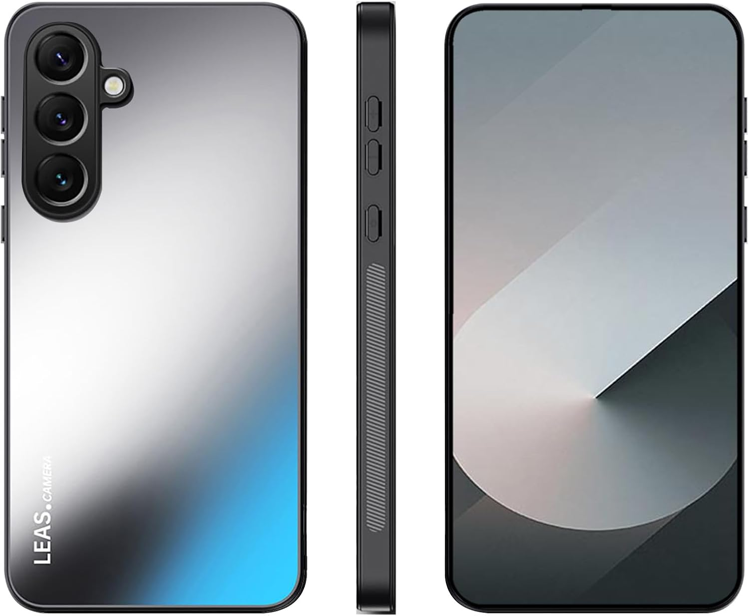 ILING Matte Case for Samsung Galaxy S25 FE 5G with Camera Protection, Shockproof Anti-Fingerprint Protective Case, Shiny Gold Matte Back Plate Mobile Phone Case, Purple