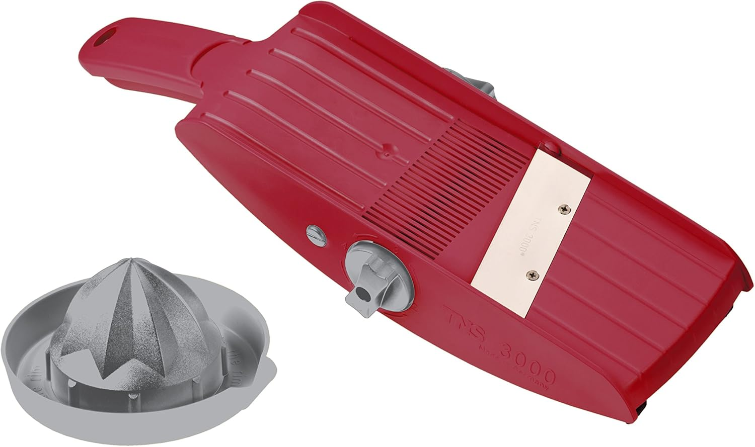 Original TNS 3000 Vegetable Slicer All in One Made in Germany Colour Wine Red image number 4