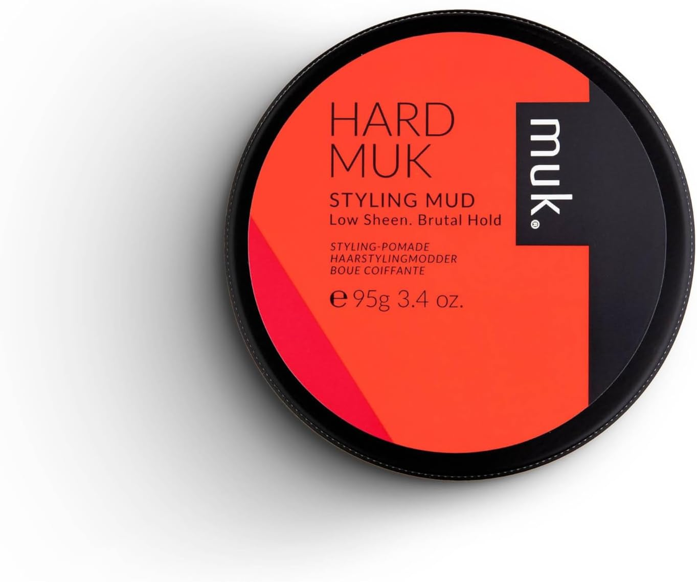 MUK. Hard Muk Hair Styling Mud - Low Sheen Styling Mud with Strong Hold for Fine to Coarse Hair. Matte Texture, Volume Enhancing & Humidity Resistant Hair Mud, 95G image number 2