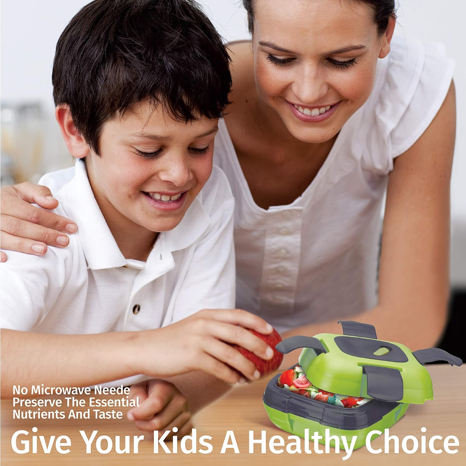 Lunch Box ~ Pinnacle Insulated Leak Proof Lunch Box for Adults and Kids - Thermal Lunch Container with New Heat Release Valve 16 Oz ~Set of 2~ Blue-Green image number 3