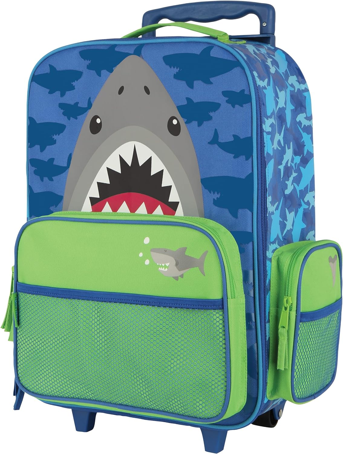 Stephen Joseph Boys' Classic Rolling Luggage, Shark, One Size image number 2